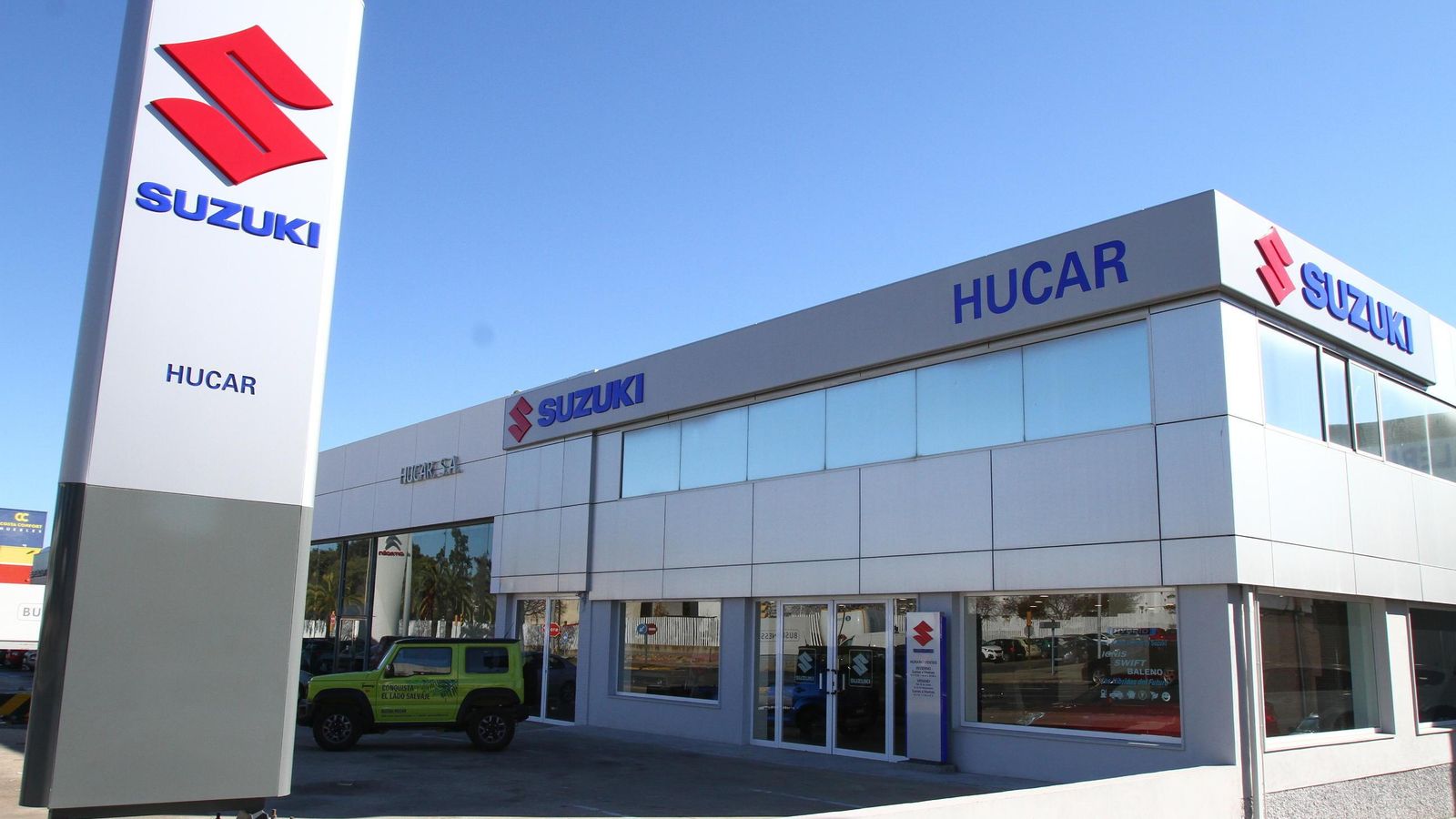 Hucar, en la Avda. de las Fuerzas Armadas (Huelva).