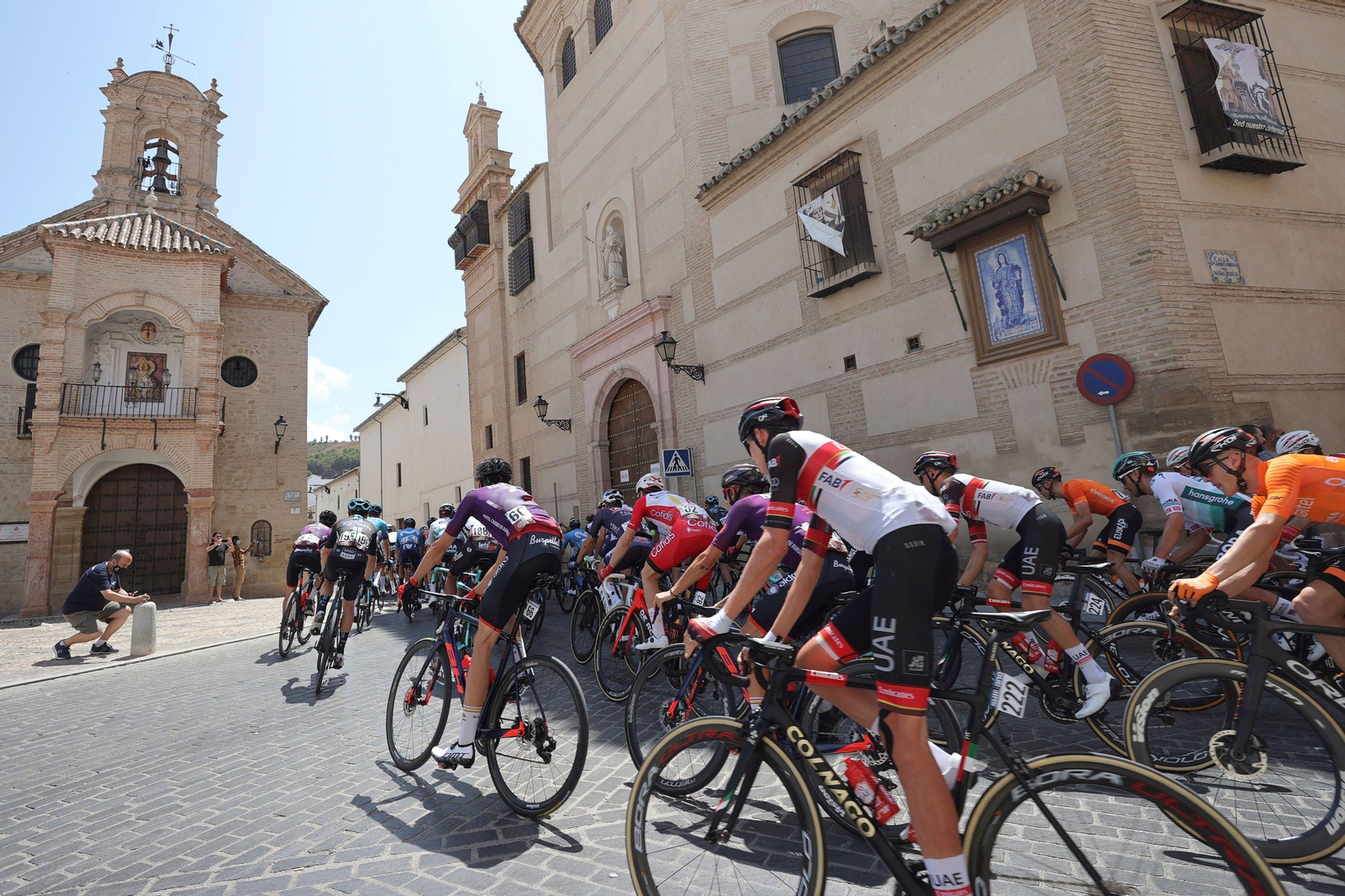 Antequera disfruta de la salida de La Vuelta