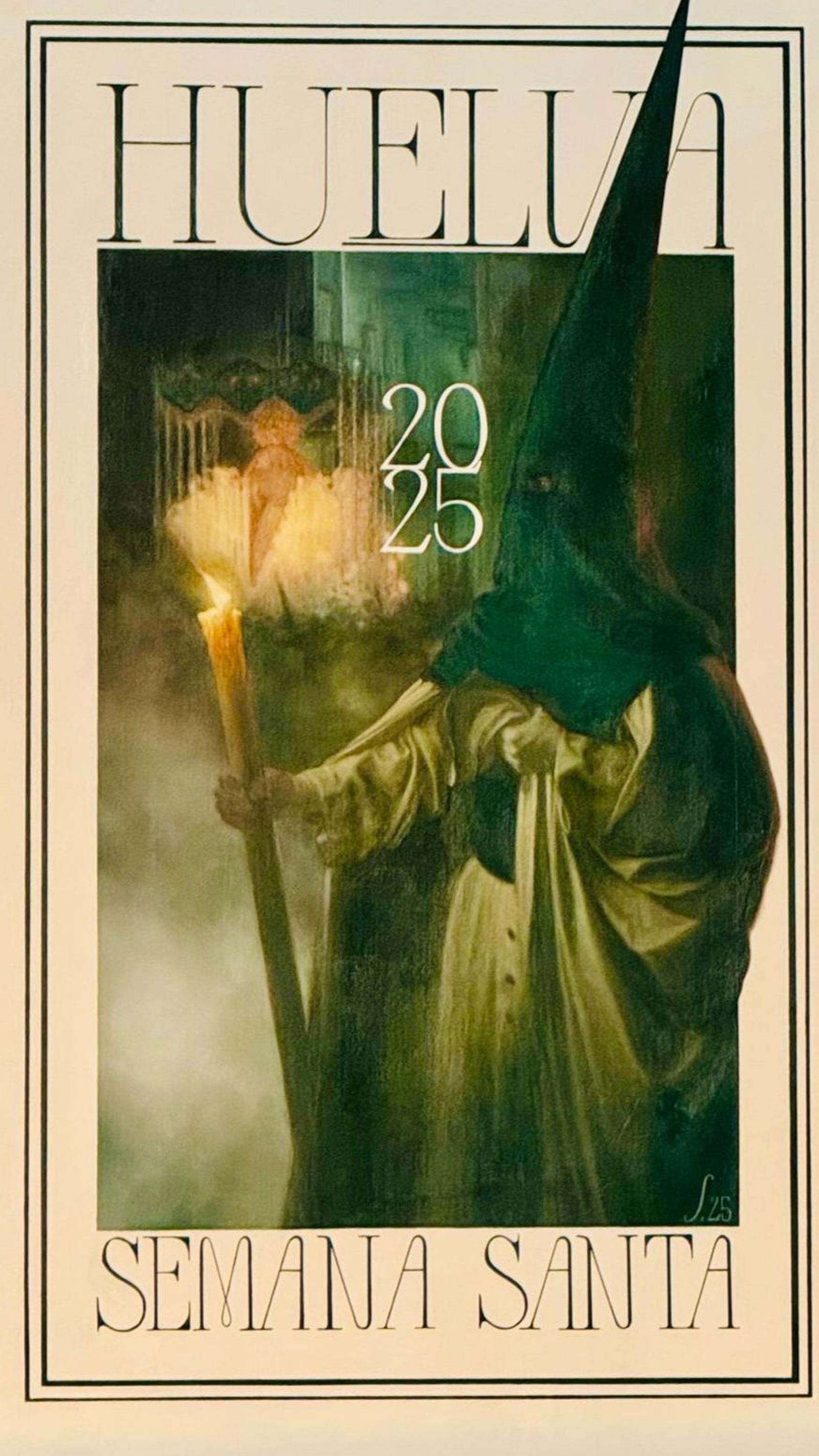 Cartel de la Semana Santa de Huelva 2025.