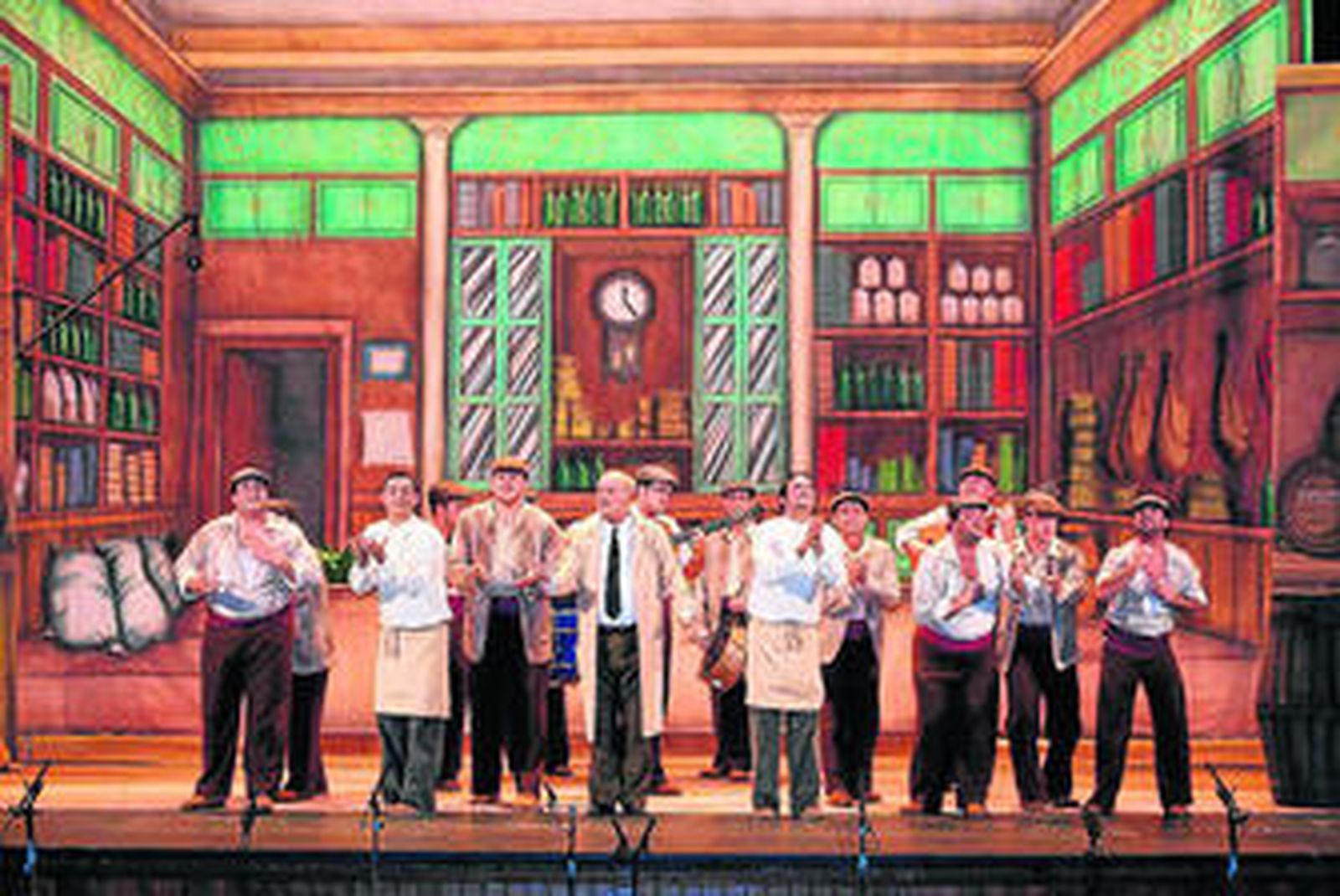 Pedro el de los Majarras y su comparsa Medio siglo.