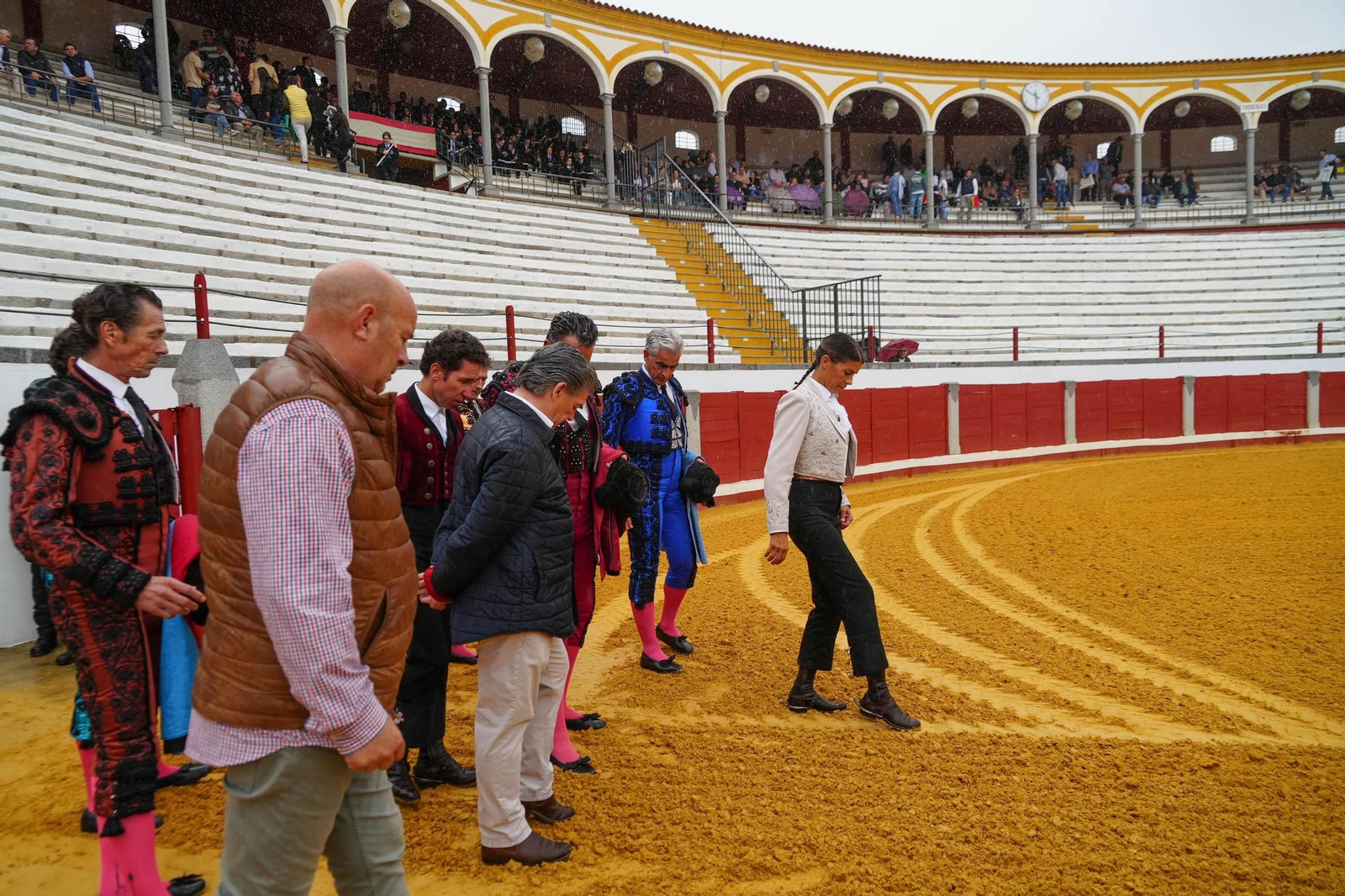 La corrida de rejones de la Feria de Pozoblanco, suspendida por la lluvia