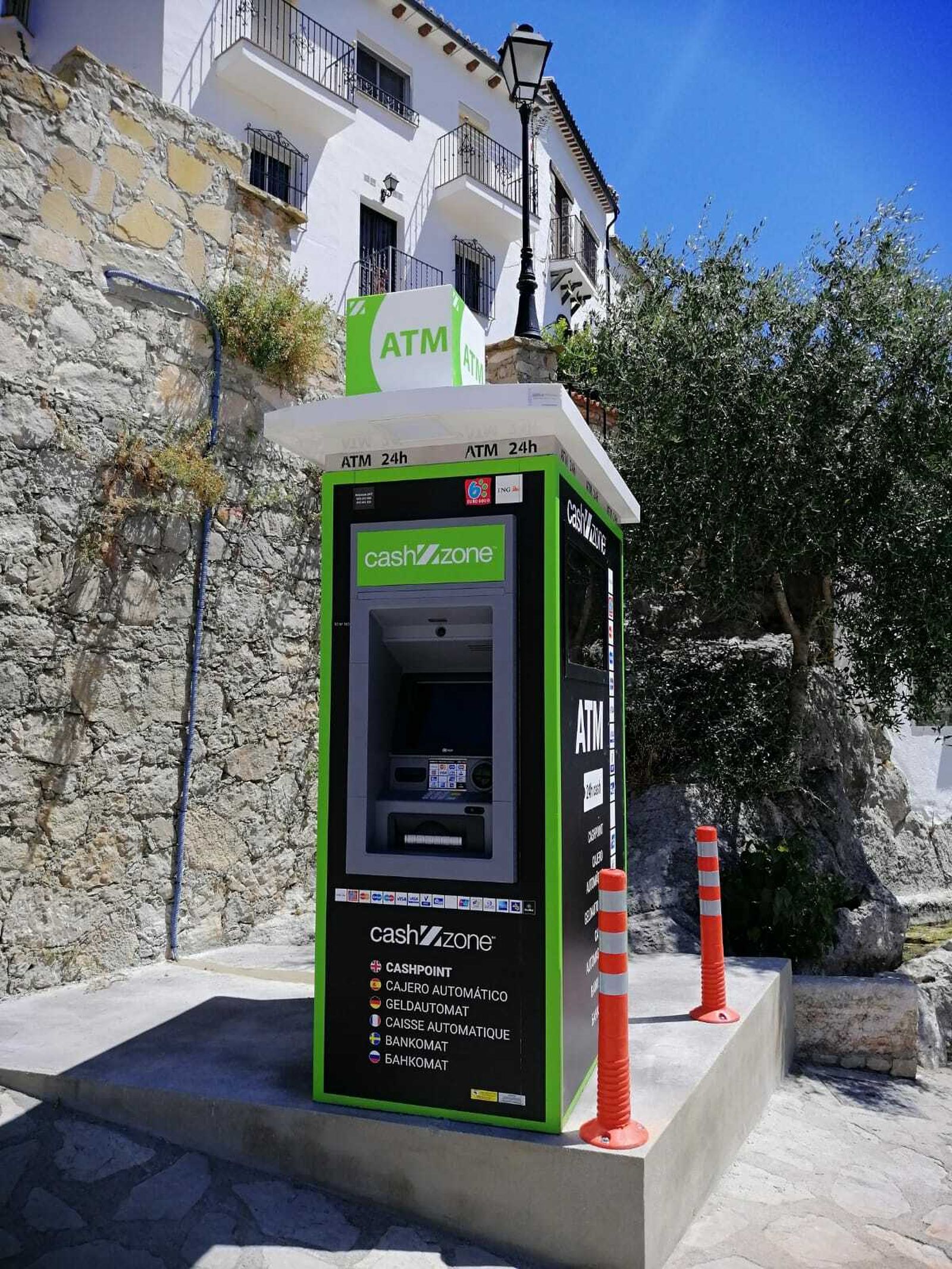 El cajero instalado en Villaluenga del Rosario