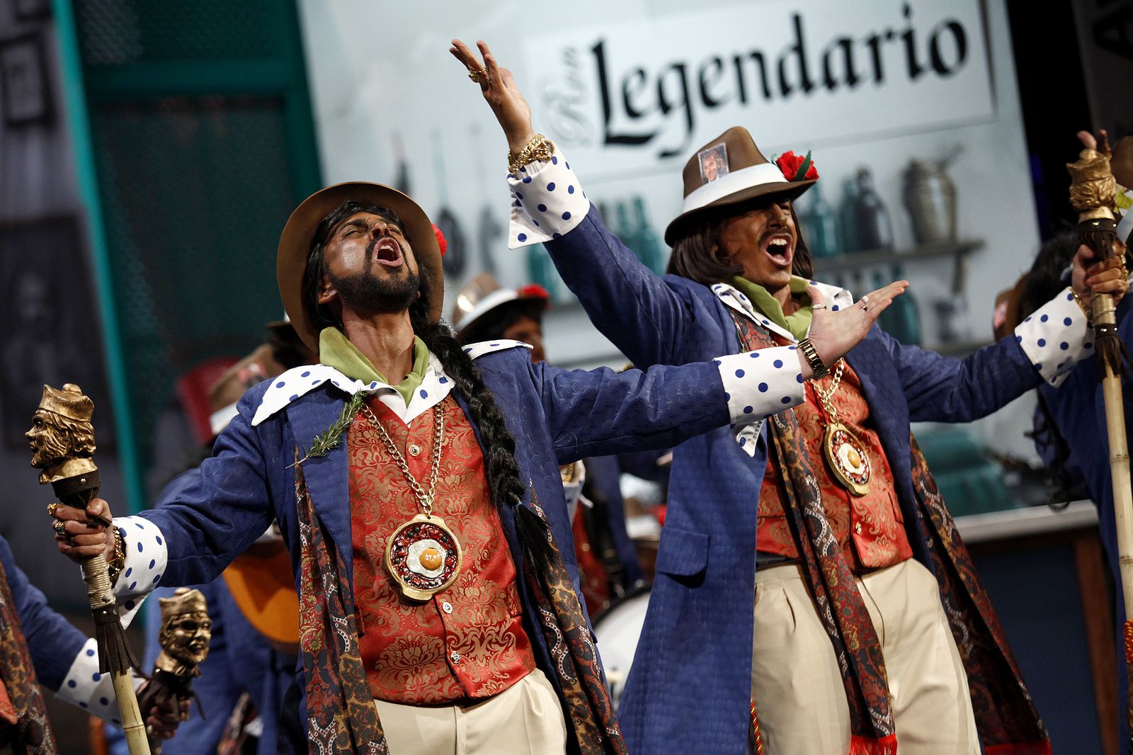 Las imágenes de la decimoctava función clasificatoria