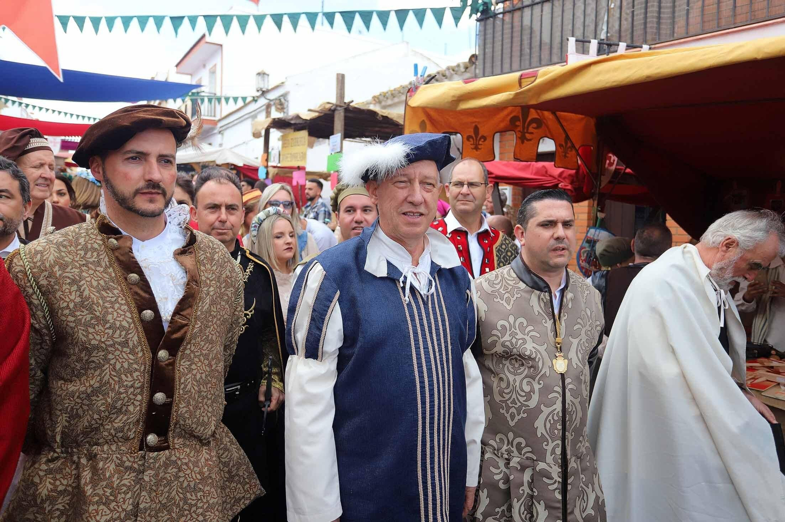 Imágenes del gran ambiente en la Feria Medieval de Palos de la Frontera, Huelva