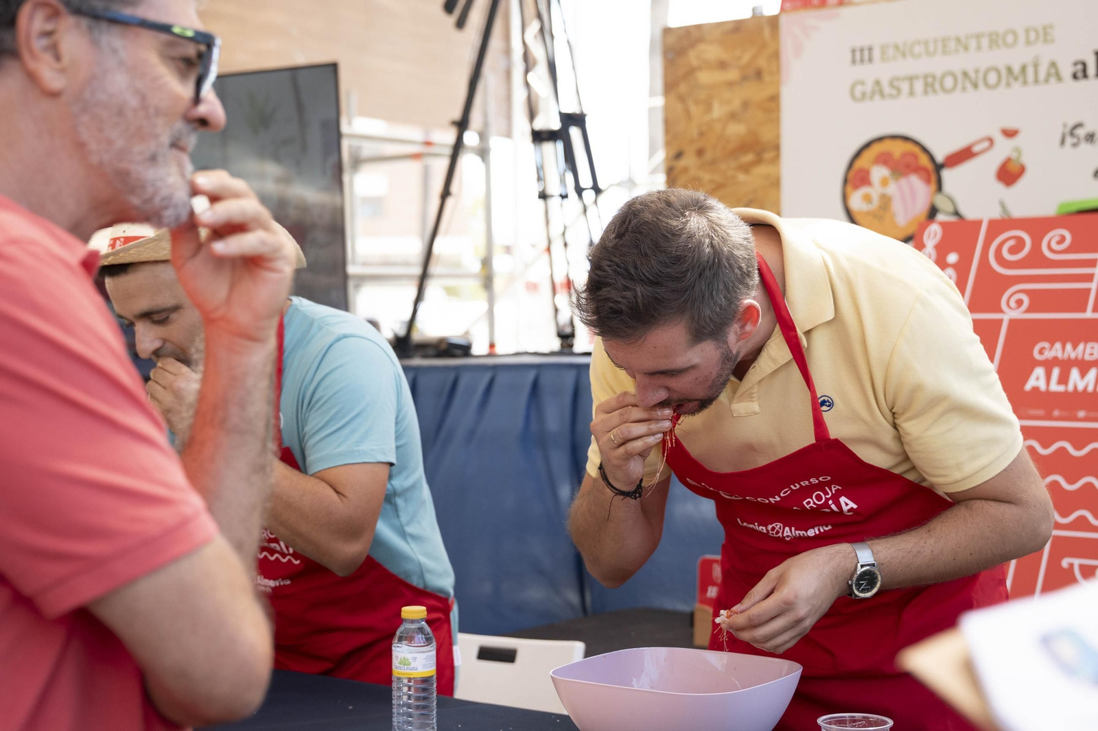 En imágenes: el I Concurso de Gamba Roja de la Feria de Almería