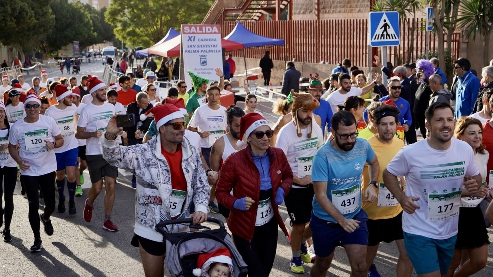 Corredores durante la carrera.