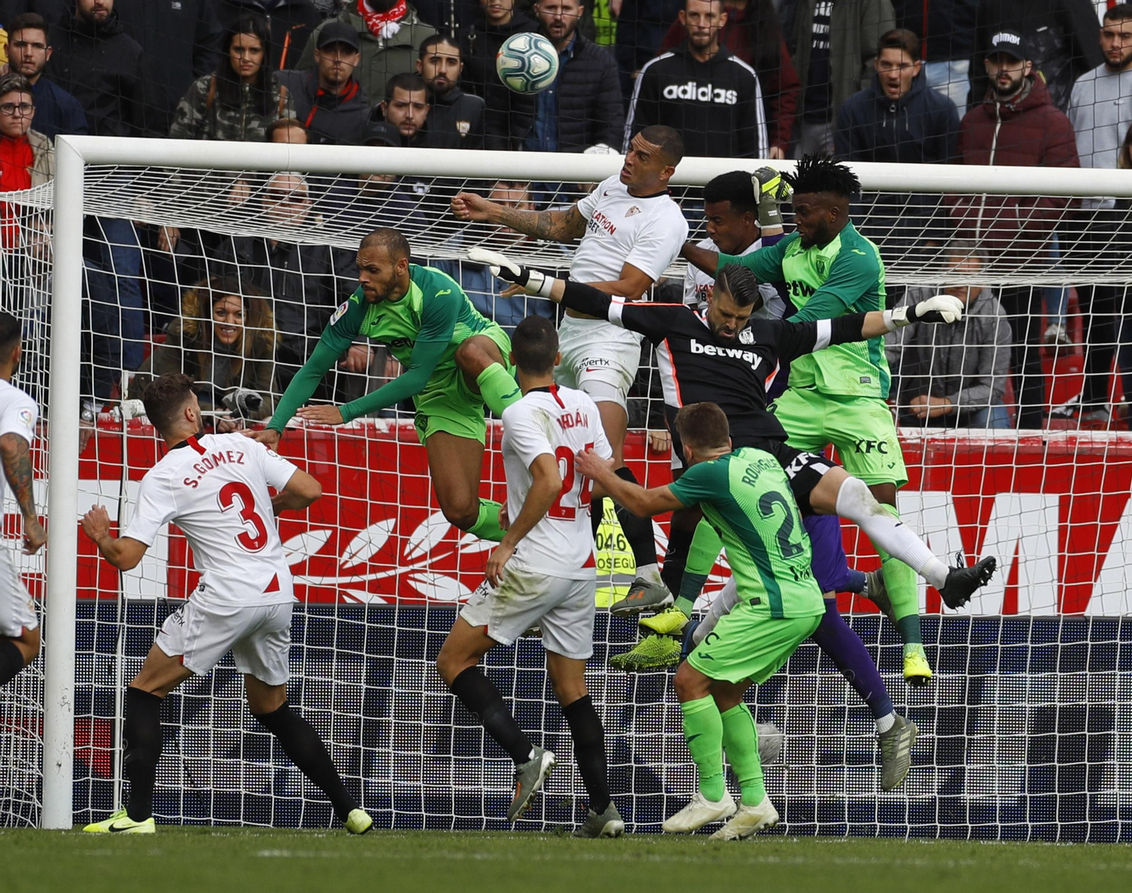 Las imágenes del Sevilla fc-Leganés