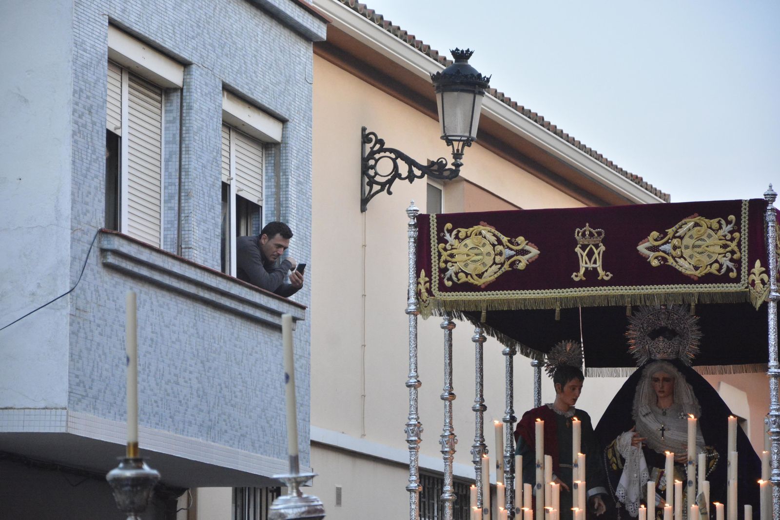 Imágenes del Lunes Santo en la comarca