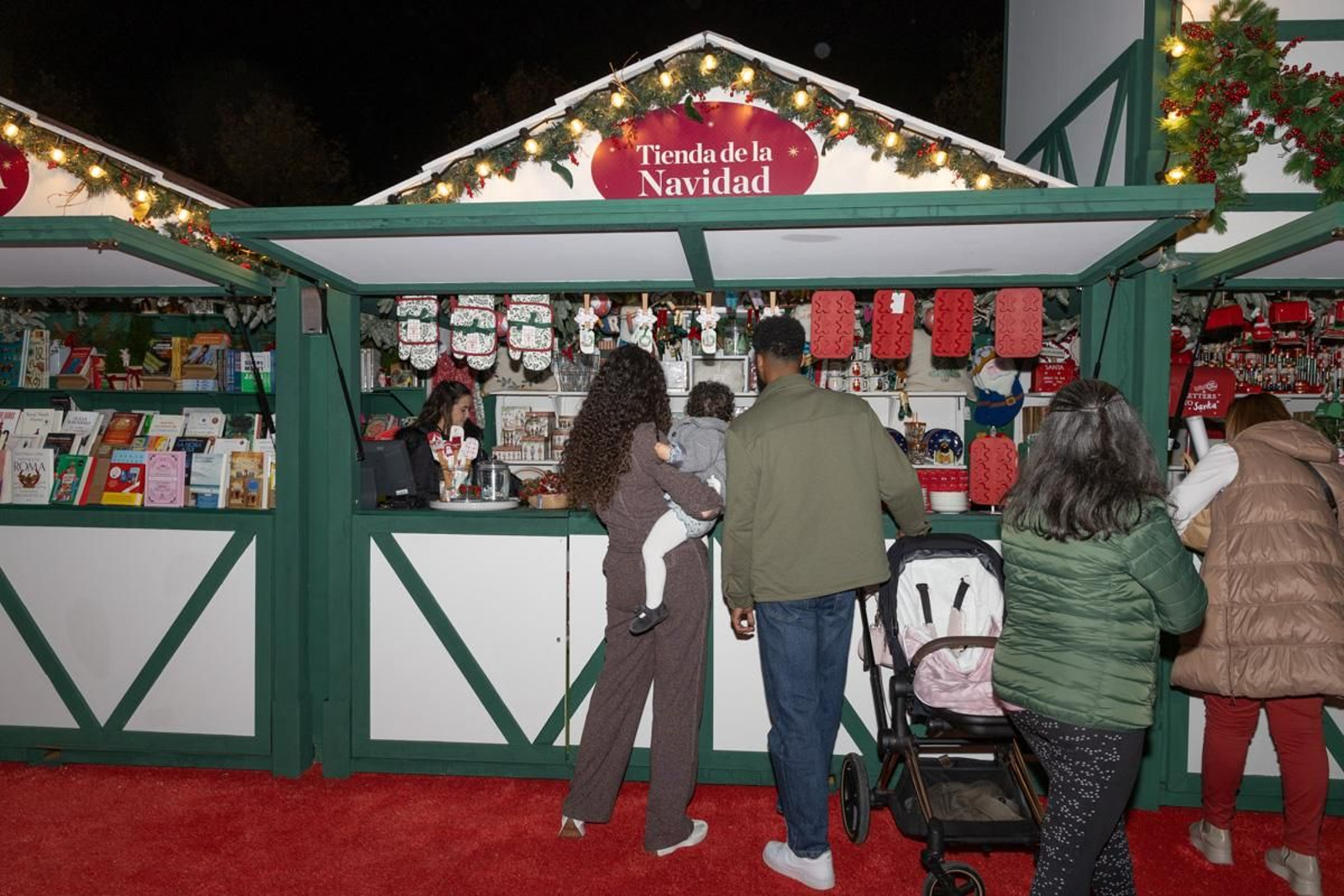 Encendido del alumbrado e inauguración del mercado y atracciones navideñas de El Corte Inglés
