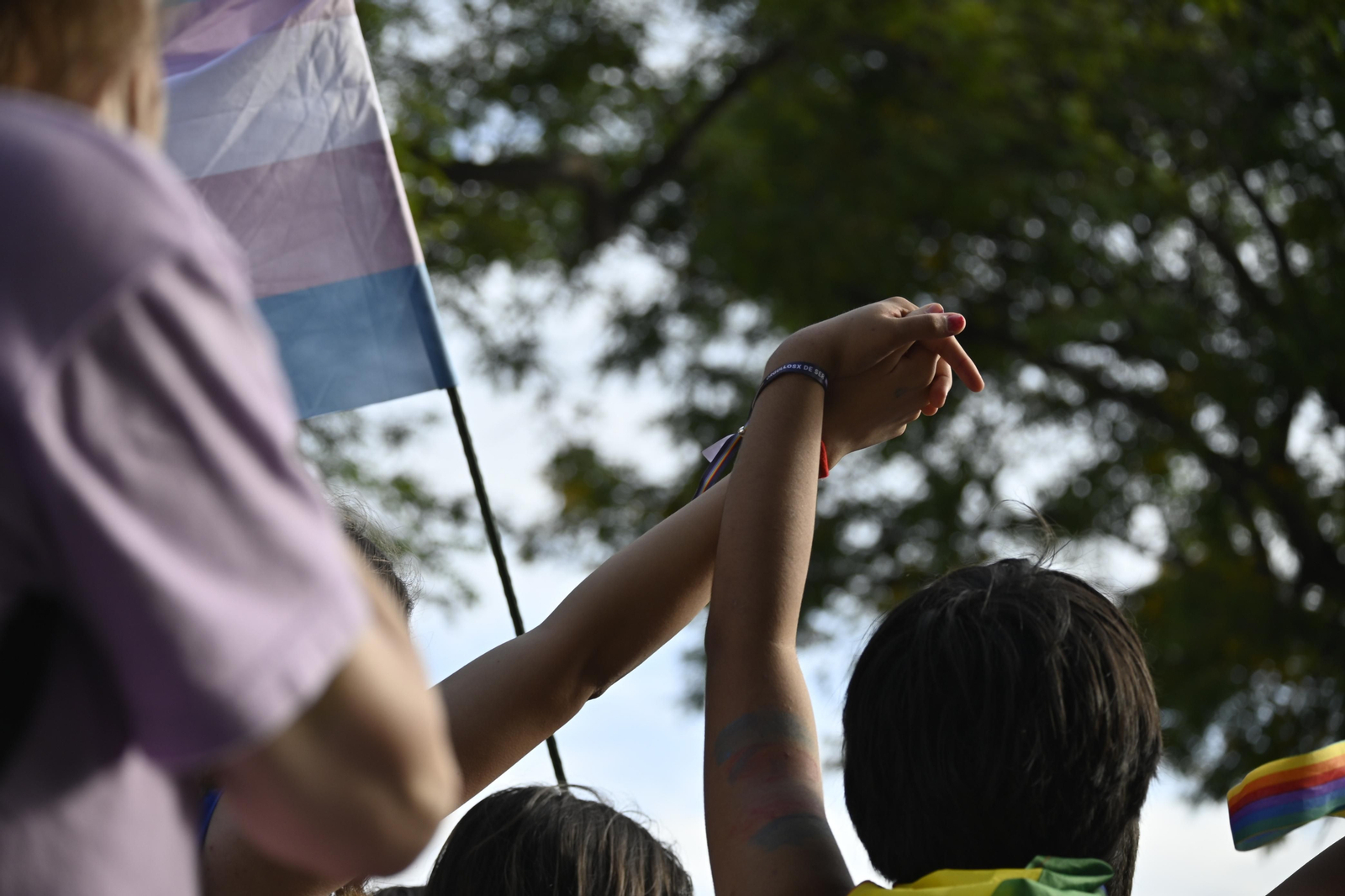 Las mejores imágenes de la manifestacióndel del Orgullo LGTBI en Huelva