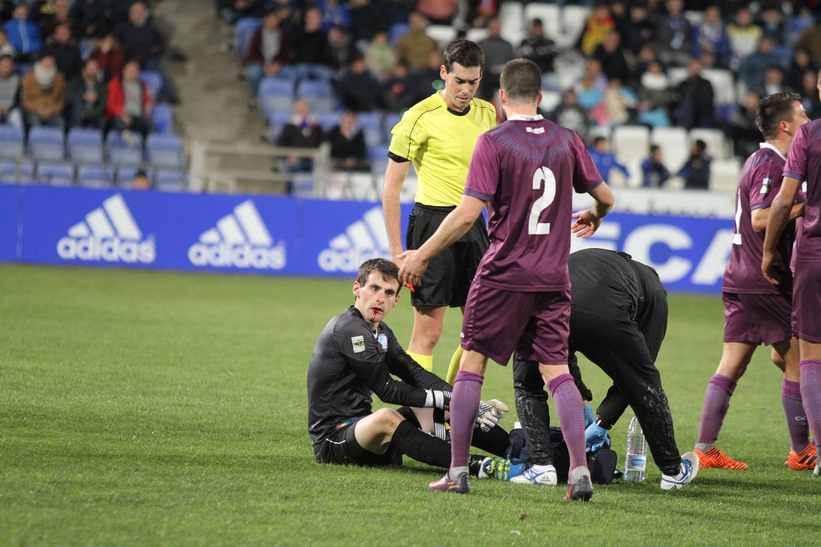 Imágenes del partido entre el Recreativo de Huelva y Jumilla