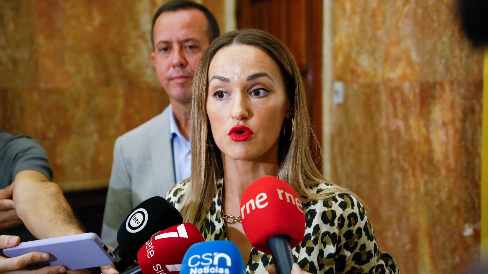 La jefa de la Unidad contra la Violencia sobre la Mujer de la Subdelegación del Gobierno, Loly Cruz.