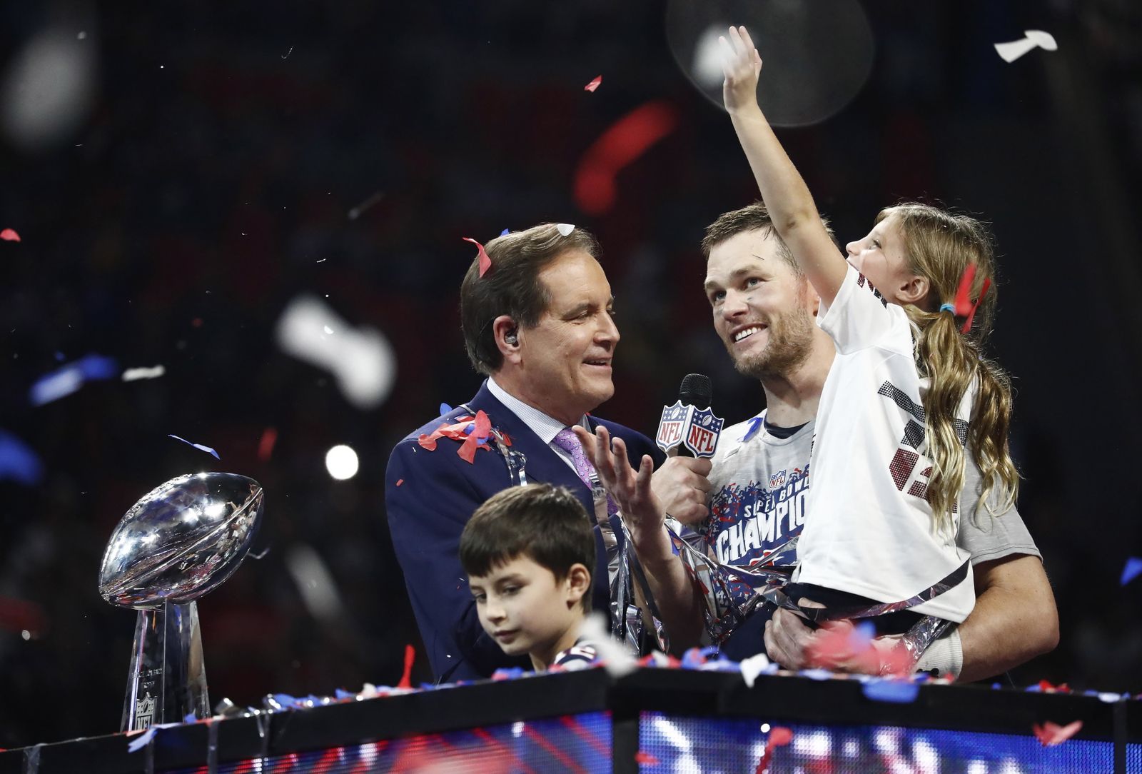 Las imágenes de la final de la Super Bowl