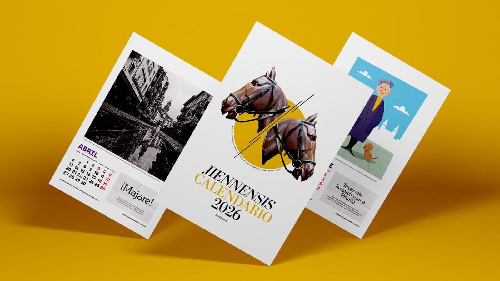 El Jiennensis Calendario 2026, diseñado por Juan Montoro Peralta ‘El Creata’, reúne ilustración, fotografía y frases populares para rendir homenaje a los iconos, tradiciones y símbolos de Jaén en una edición limitada y muy cuidada.