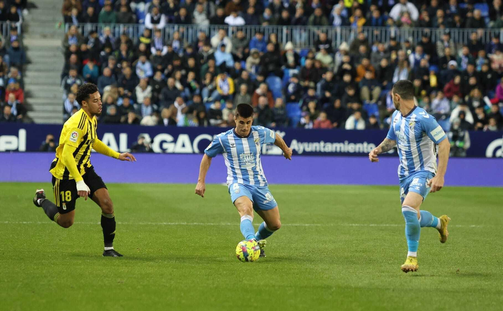 El Málaga CF - Real Oviedo, en fotos