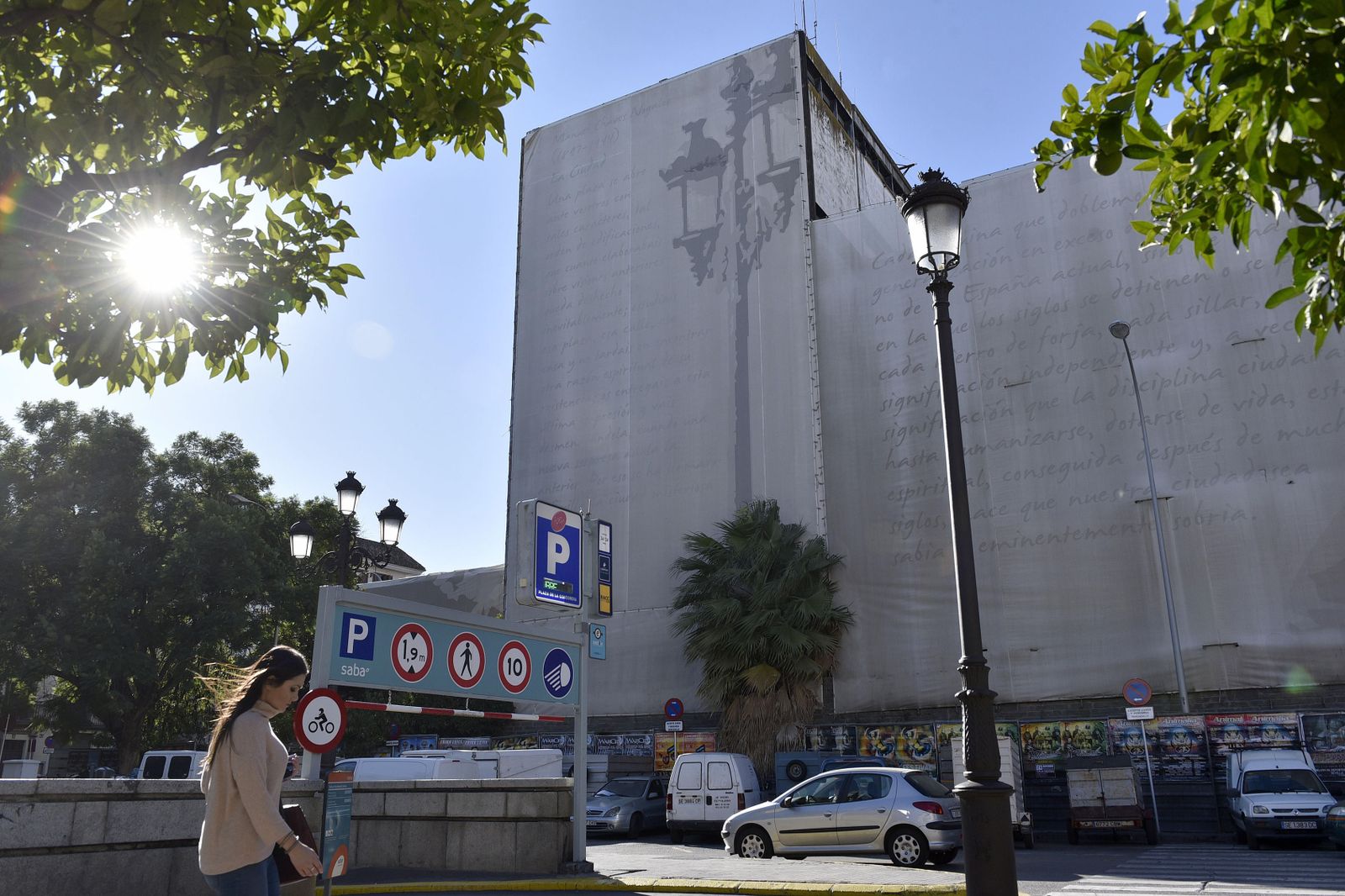 Aspecto actual de las fachadas de la antigua comisaría de Policía de la Gavidia