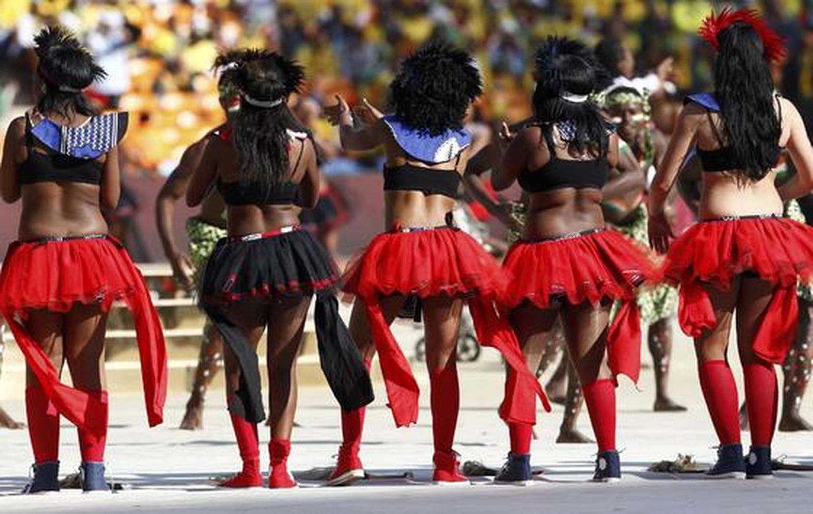 Una fiesta de música y color abre oficialmente el Mundial de Sudáfrica 2010.

Foto: Reuters