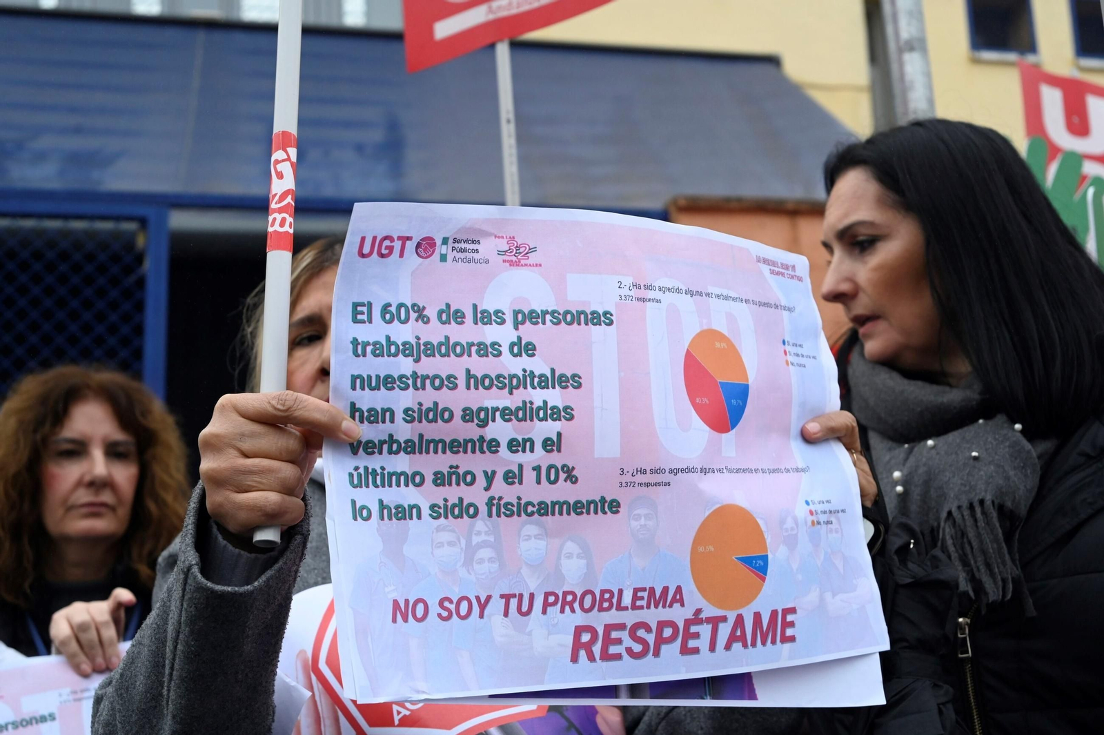 Concentración de médicos en el centro de salud de Azahara