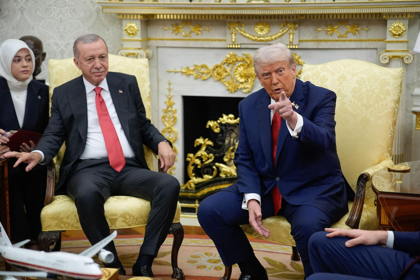 Trump y Erdogan, en el Despacho Olval de la Casa Blanca.