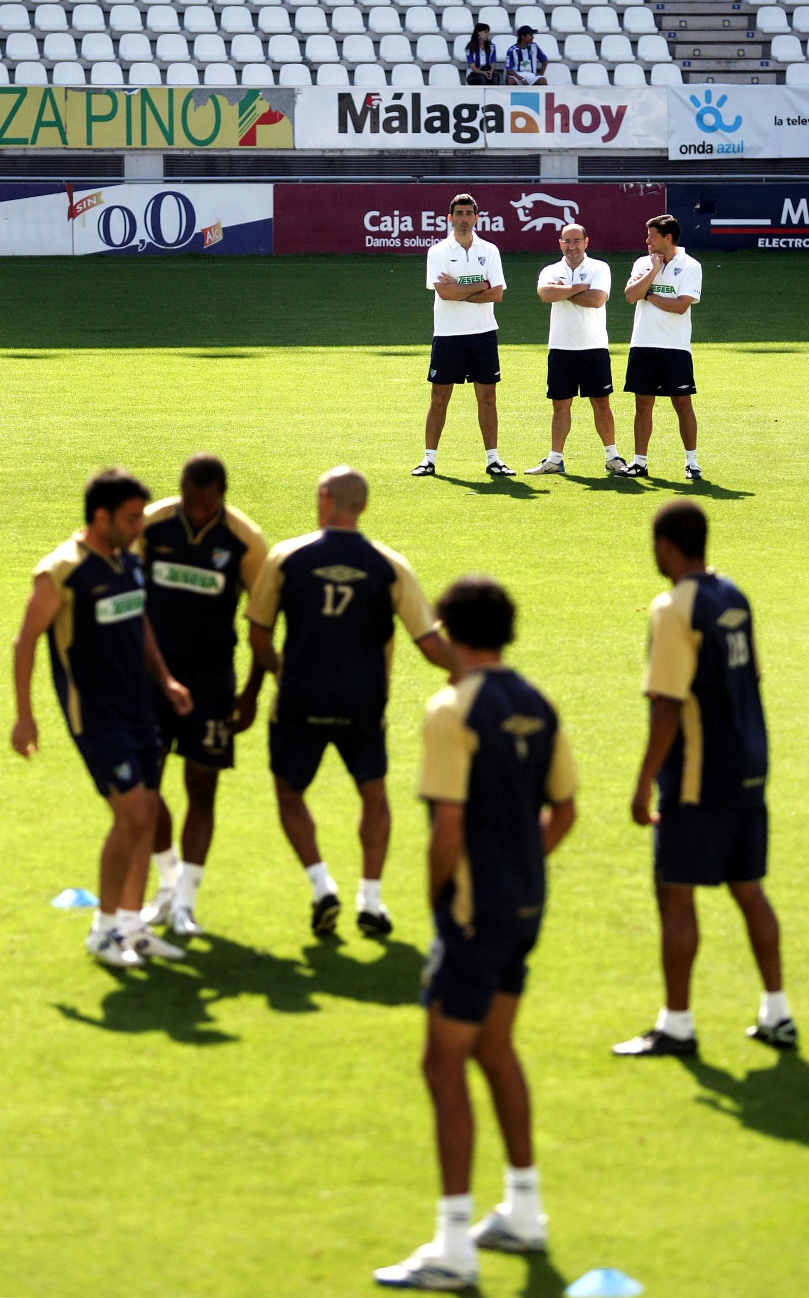 Las fotos de Marcelino Torrontegui en su etapa en el Málaga