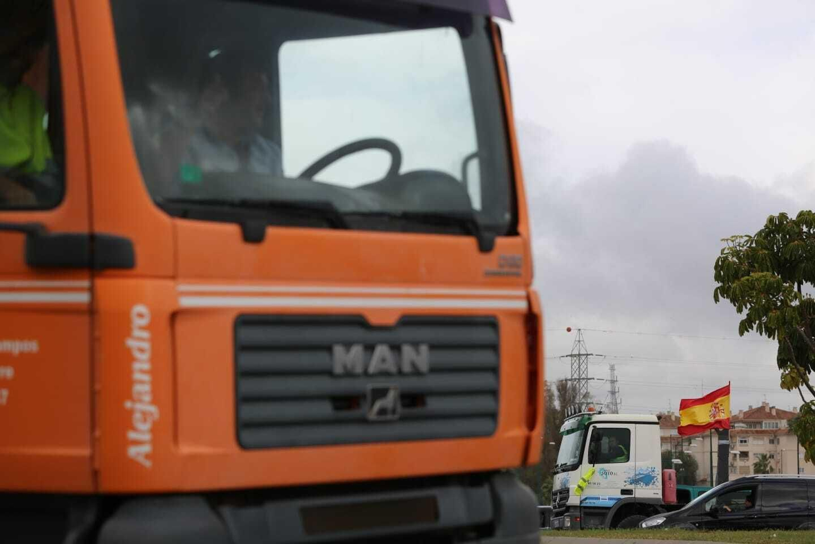Paro de transportistas en Málaga: Una semana de protestas