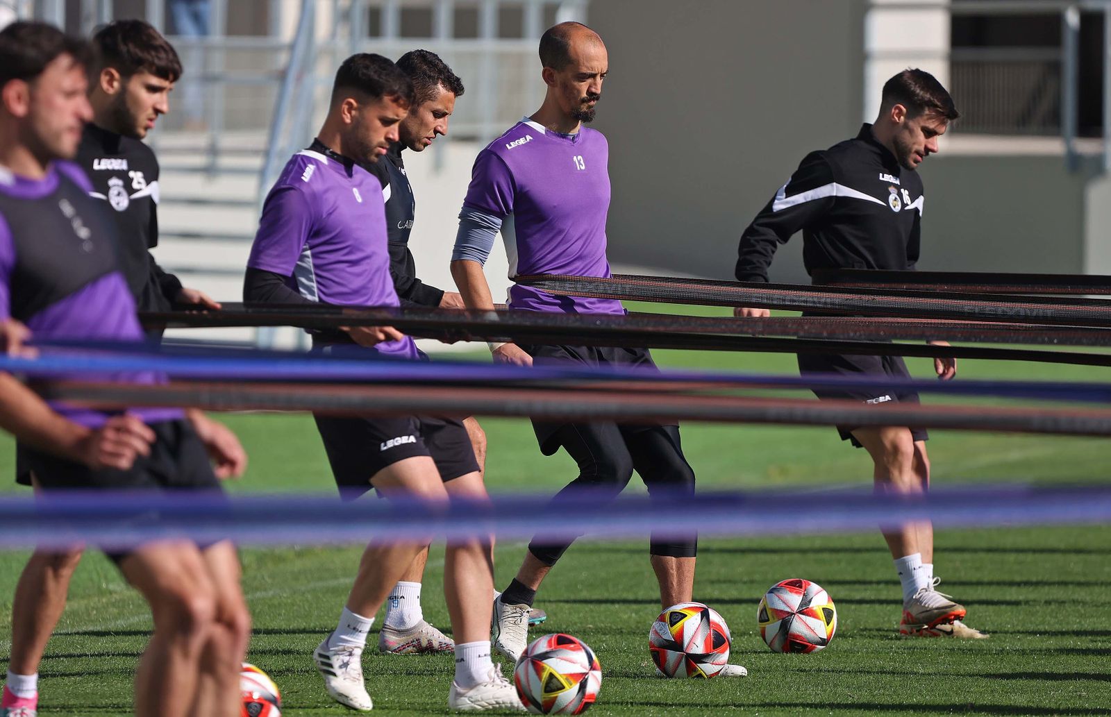 Fotos del entrenamiento de la Balona
