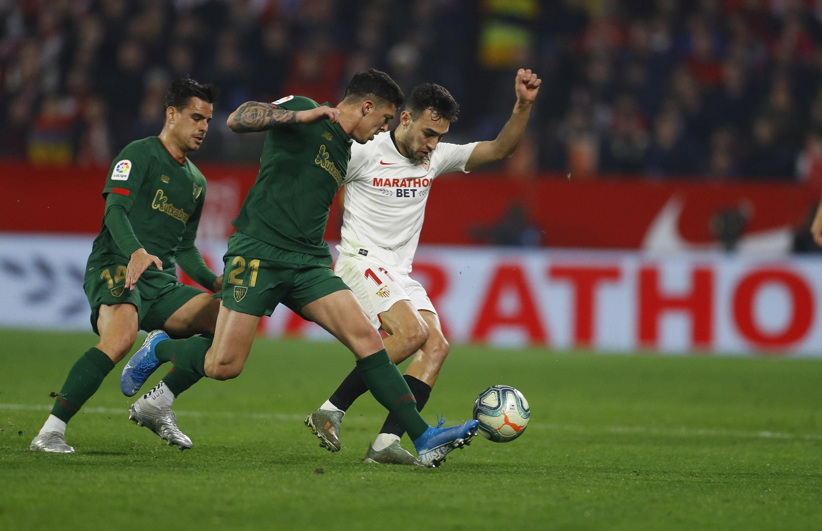 Las imágenes del Sevilla fc-Athletic de Bilbao