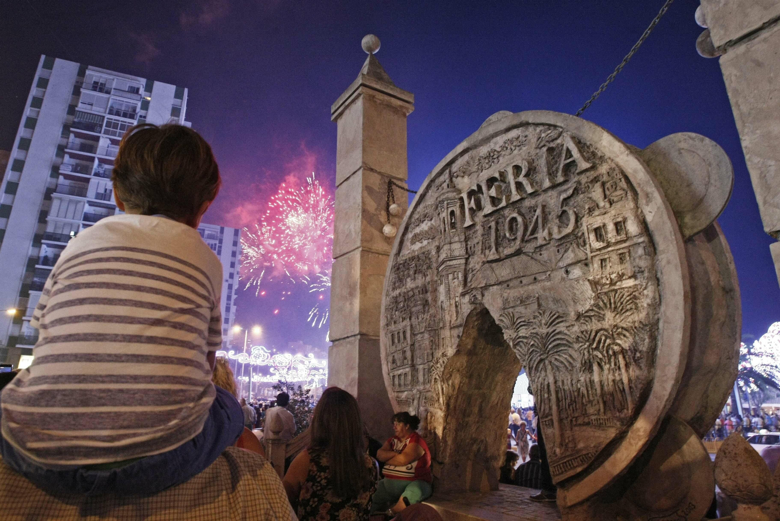 Los fuegos artificiales de la Feria Real de Algeciras