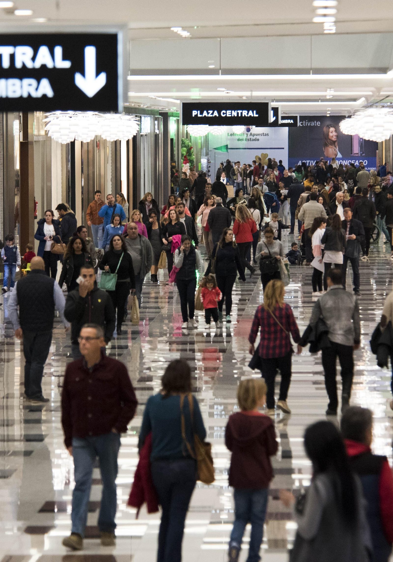 Interior del Centro Comercial Nevada.