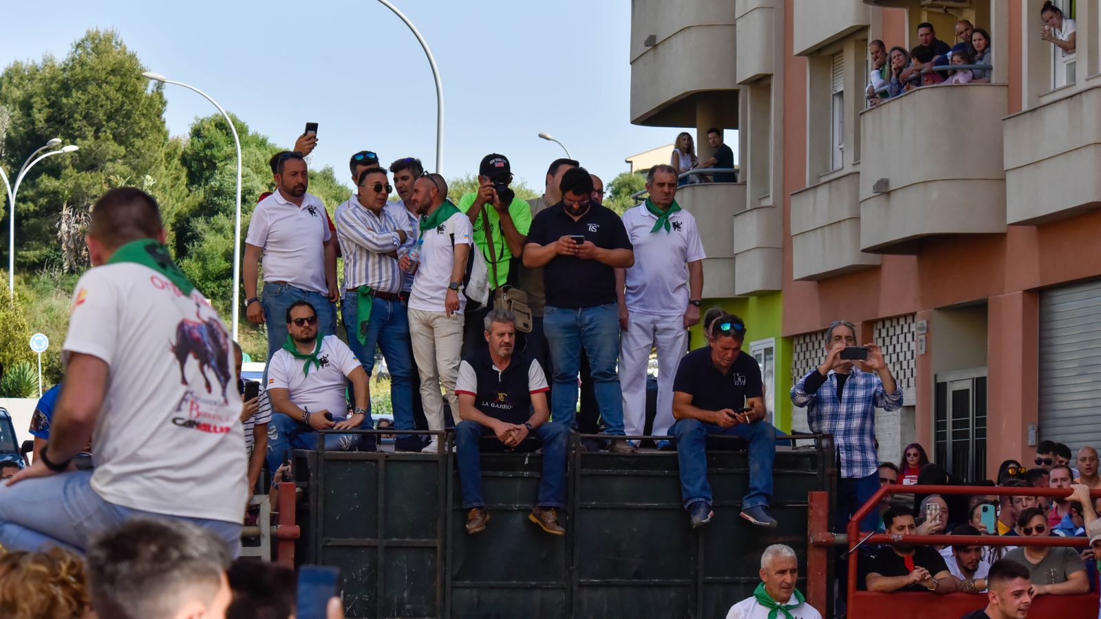 Fotos del encierro del sábado del Toro Embolao en Los Barrios