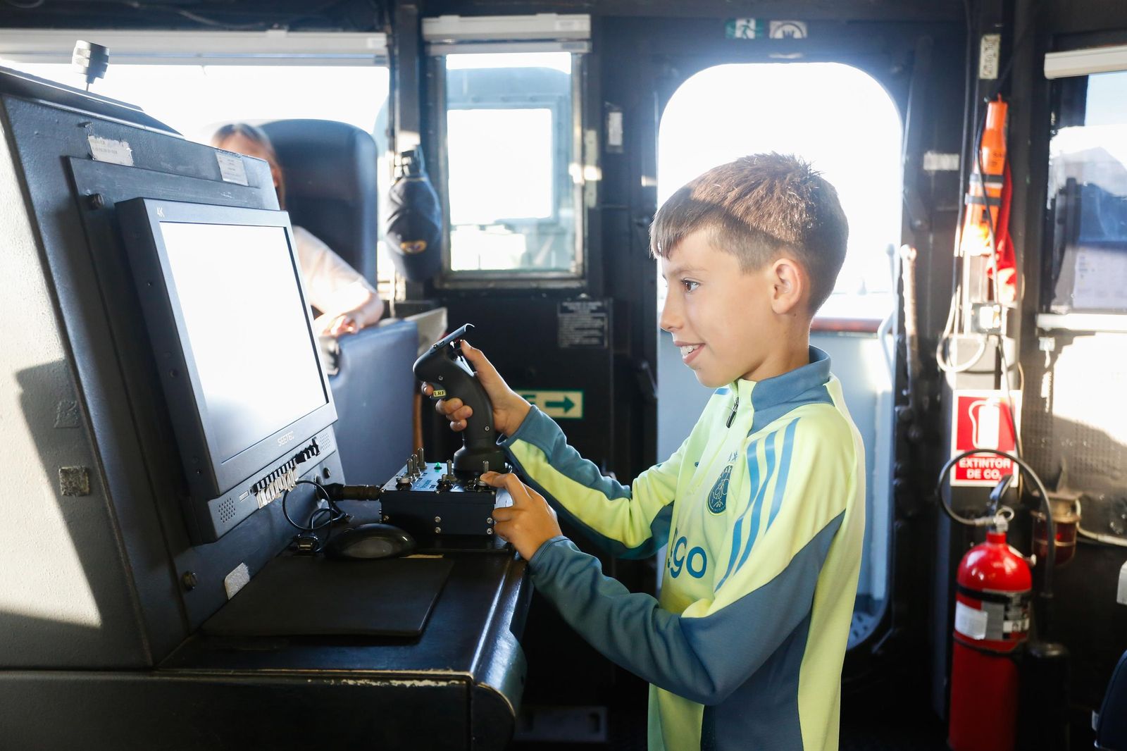 Fotos de la jornada de puertas abiertas del patrullero 'Vigía' en el Puerto de Algeciras