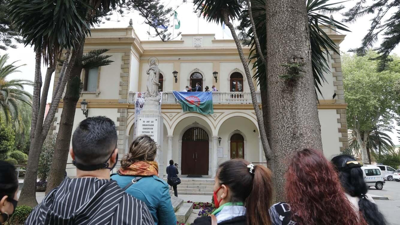 Las fotos de la celebración del Día Internacional del Pueblo Gitano en La Línea