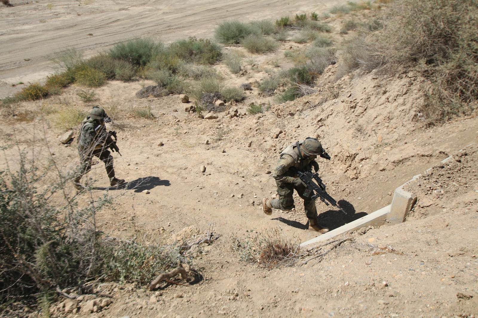 Imagen de archivo de maniobras de la Legión realizadas en Almería.