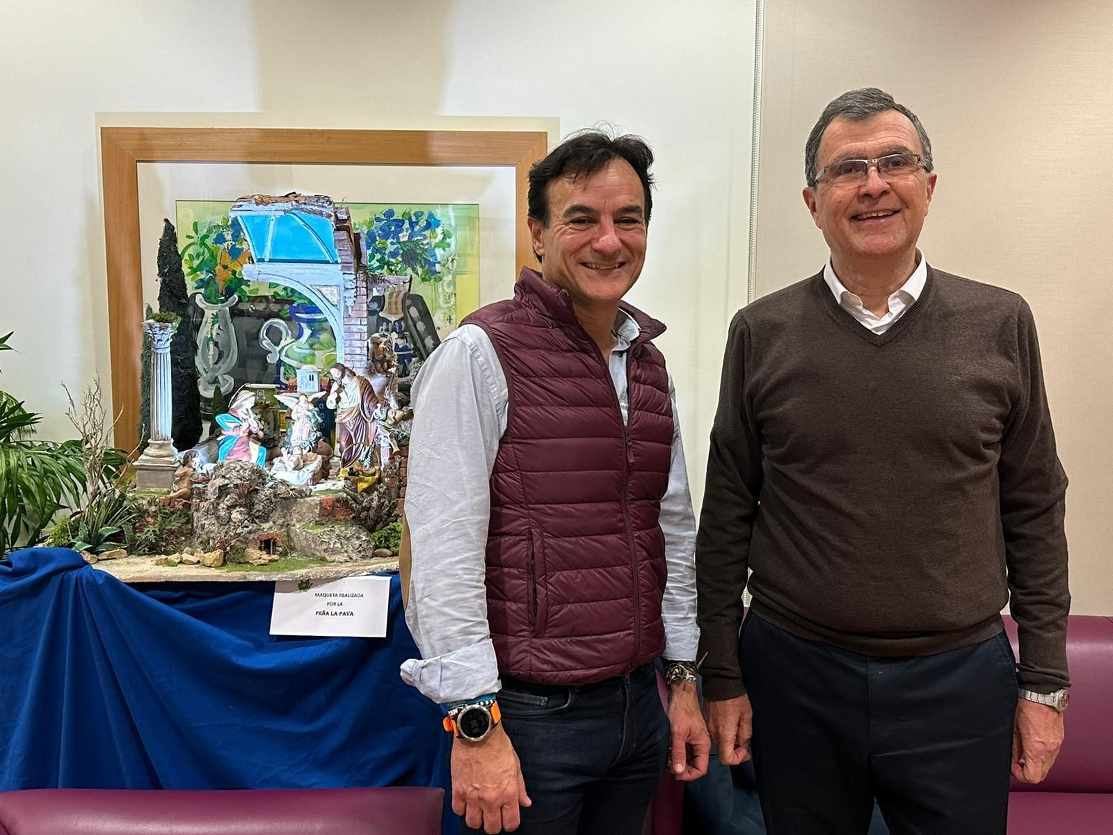 José Agustín González y José Ballesta en su reunión.