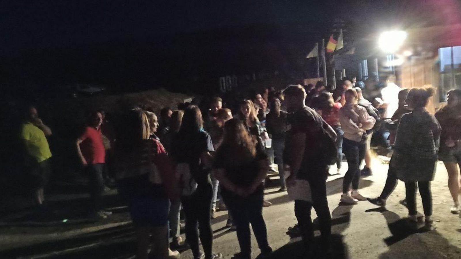 Colas en el 'Mortenostrum Scream Park'.