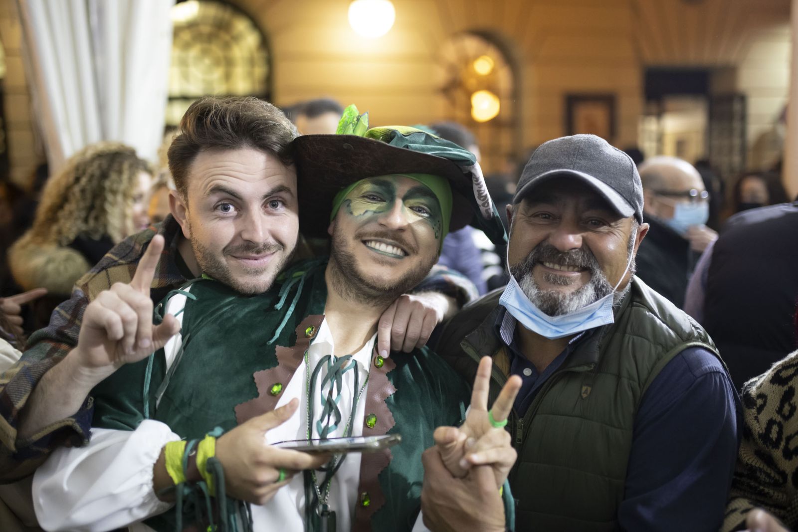 Imágenes del ambiente en el tercer día del concurso de agrupaciones del Carnaval Colombino