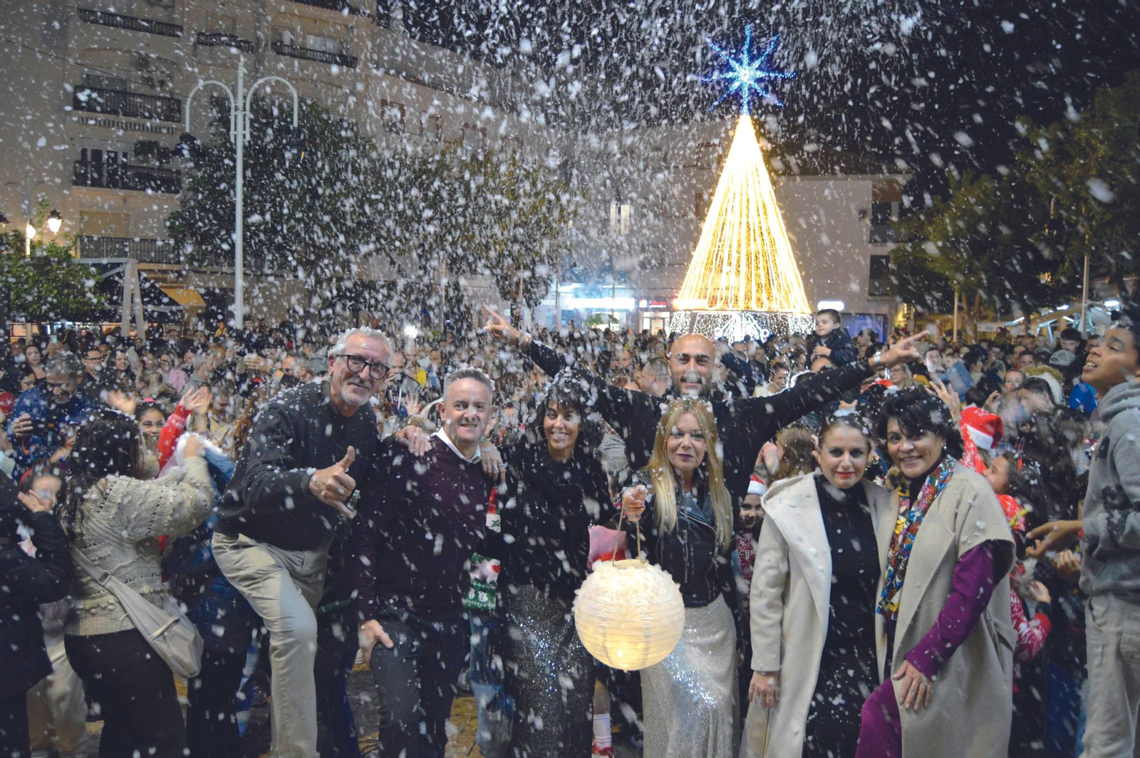Encendido del alumbrado en San Juan del Puerto