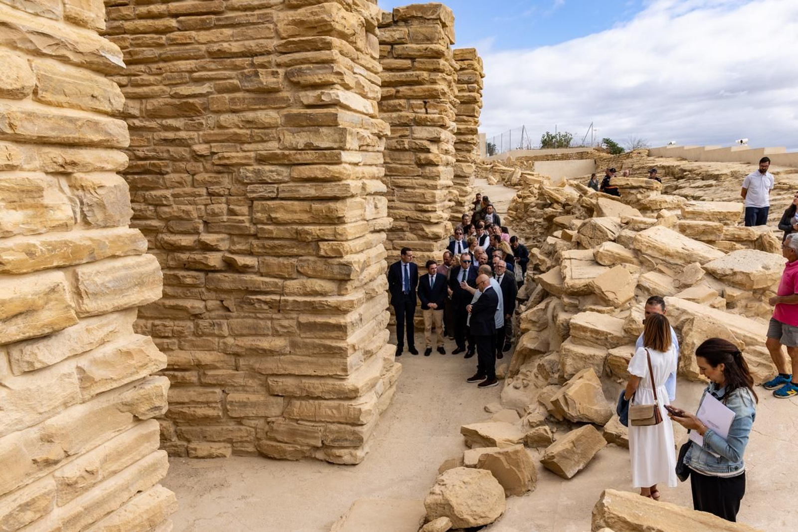 Inauguración del anfiteatro romano de Obulco, en Porcuna