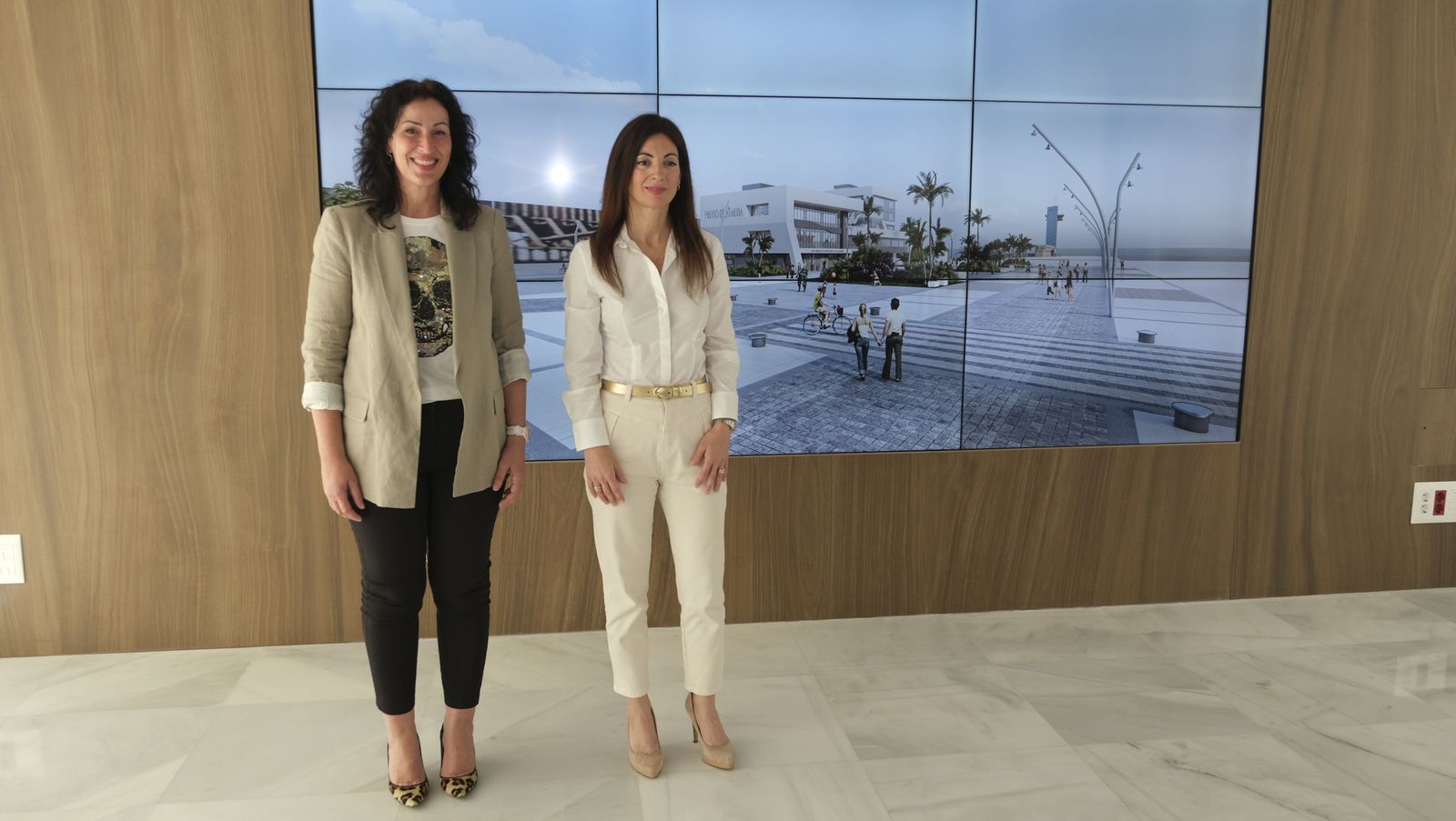 Imágenes del proyecto de eficiencia y urbanización del Puerto de Almería