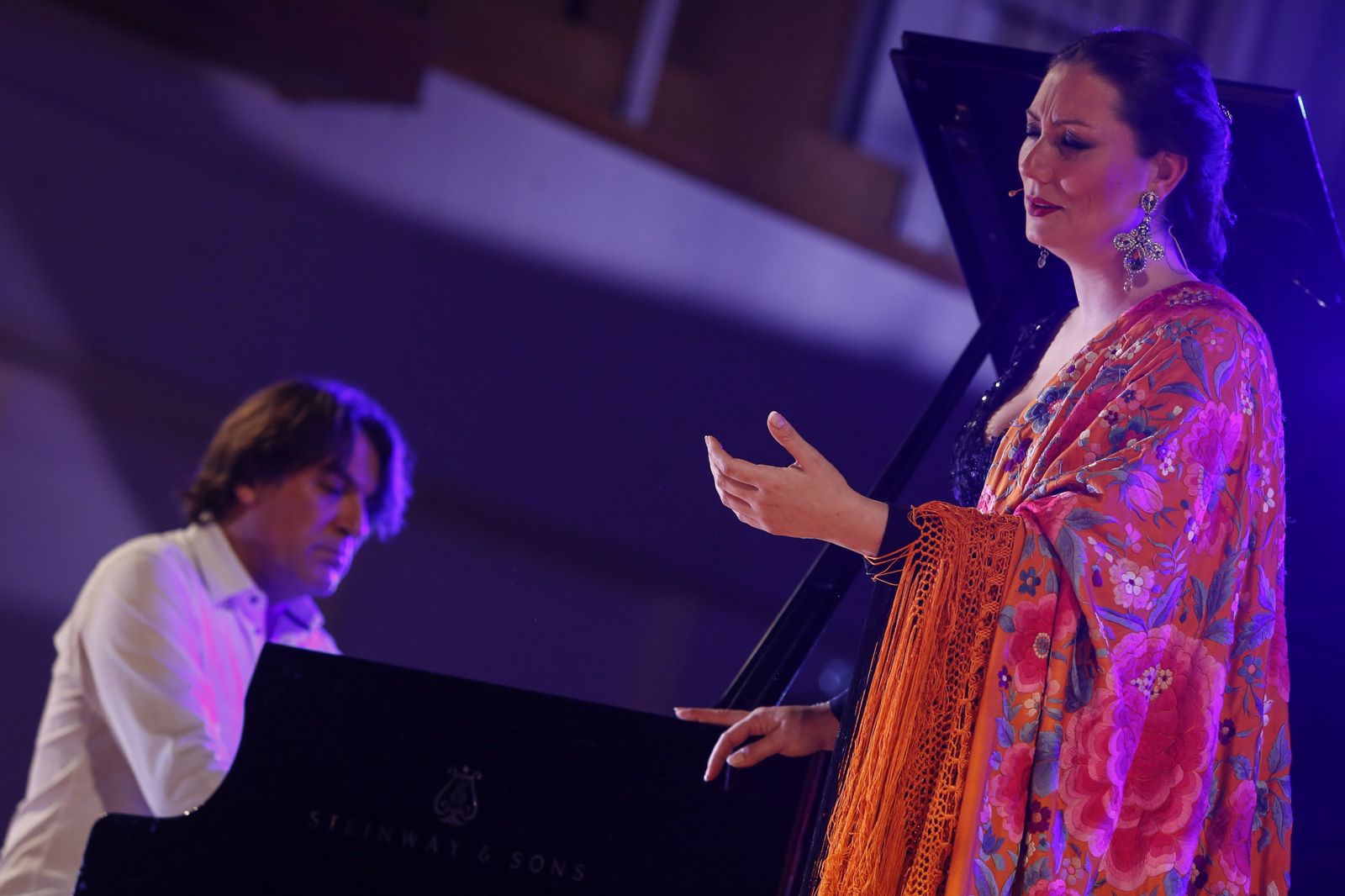 Marina Heredia y Dorantes dan un concierto durante la extensión del Festival de Música y Danza de Granada este año.