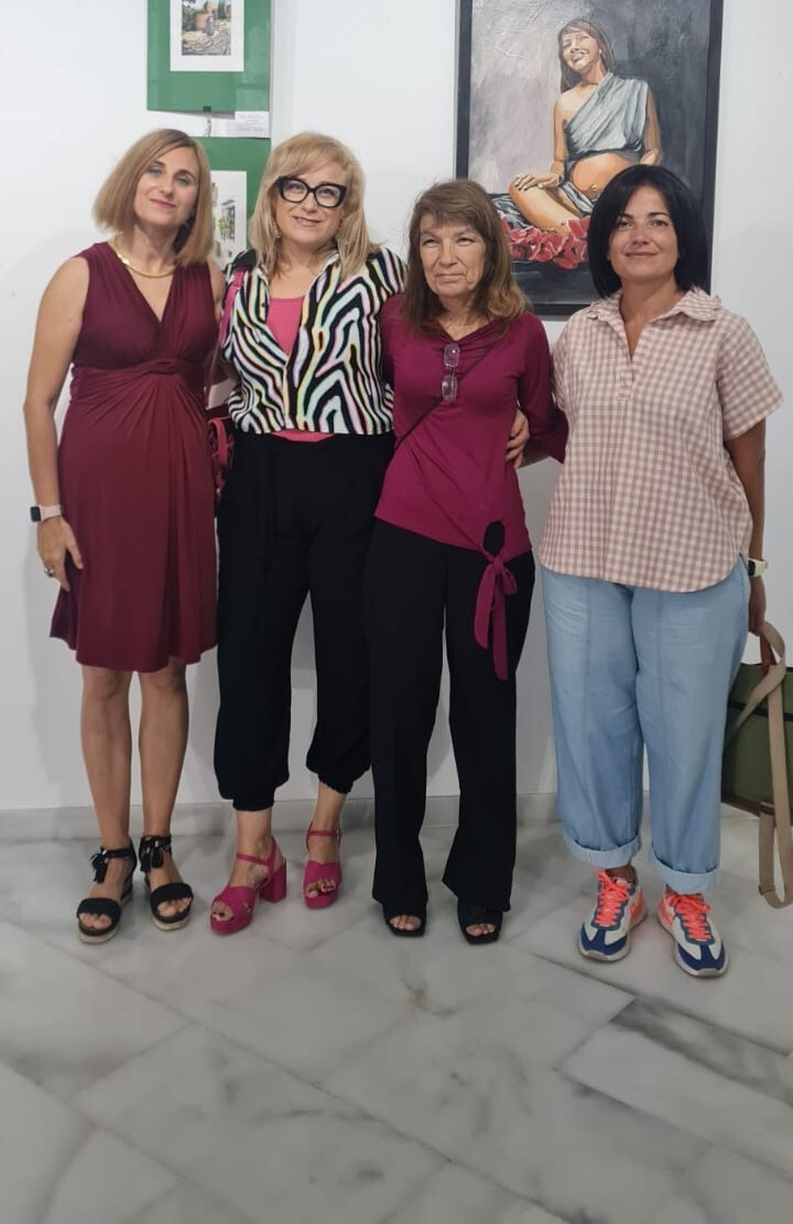 Acto de apertura de la exposición.