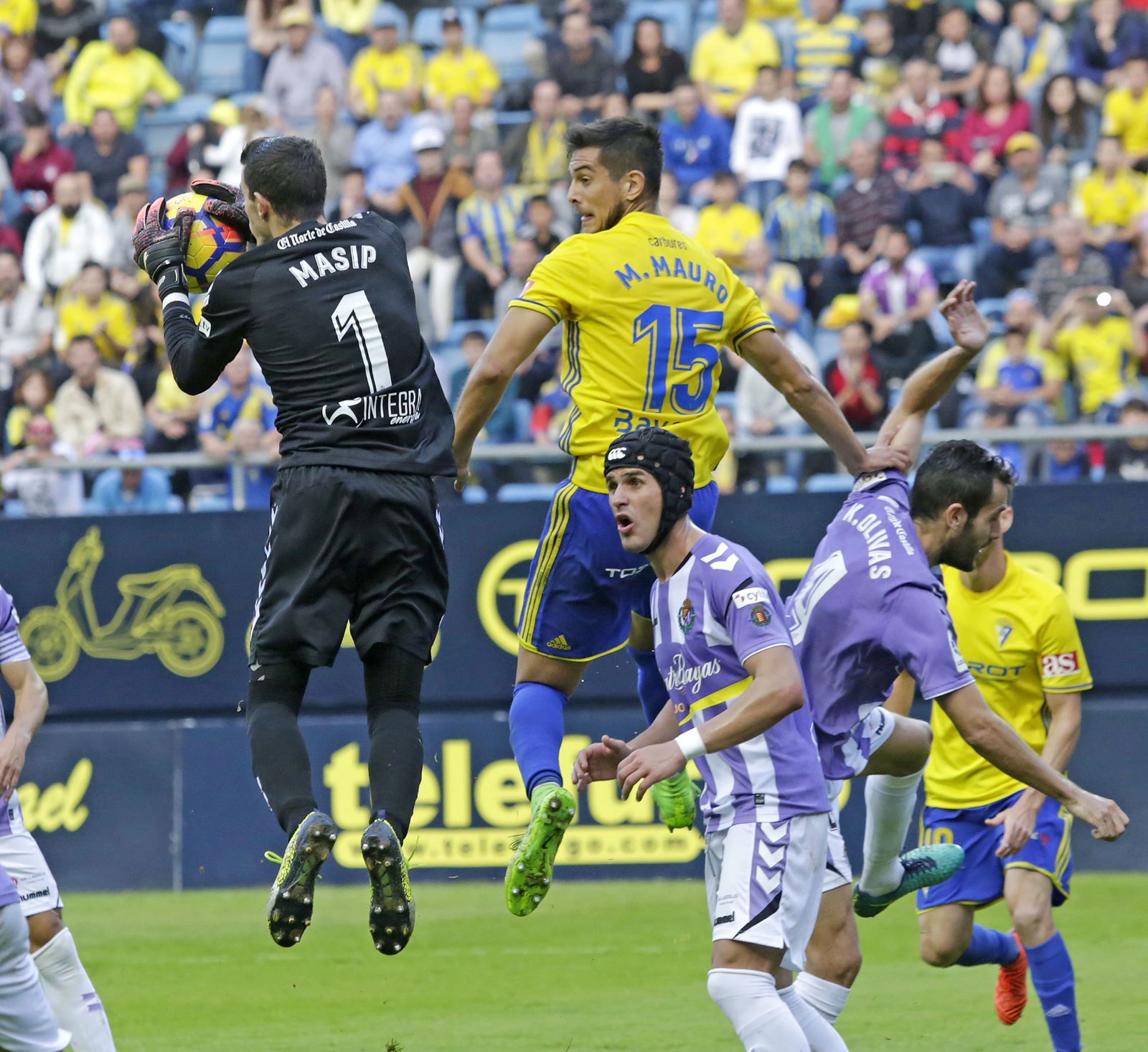 El Cádiz CF-Valladolid, en imágenes