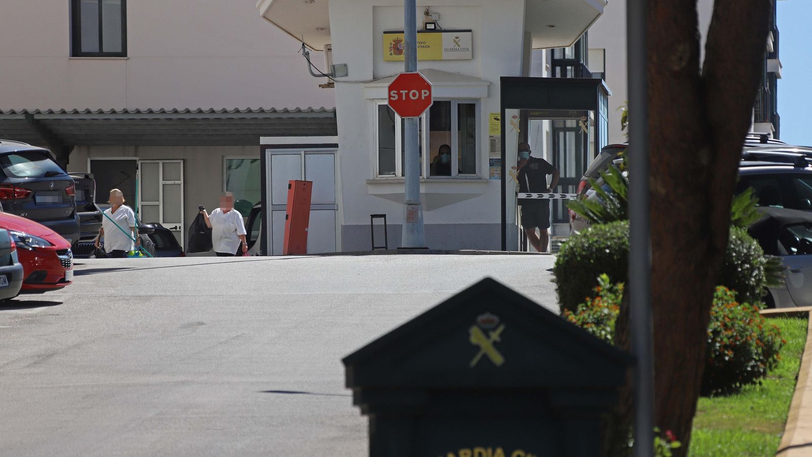 La Comandancia de la Guardia Civil en Algeciras, este viernes. La Comandancia de la Guardia Civil en Algeciras, este viernes.
