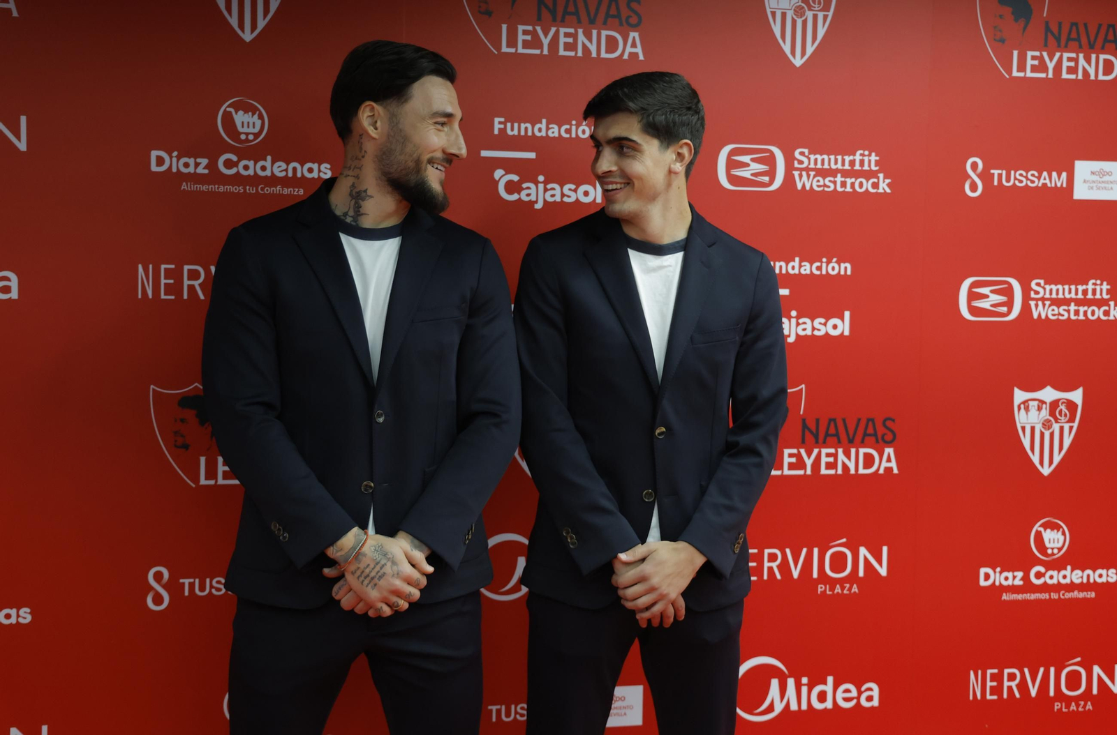 La alfombra roja en el homenaje a Jesus Navas