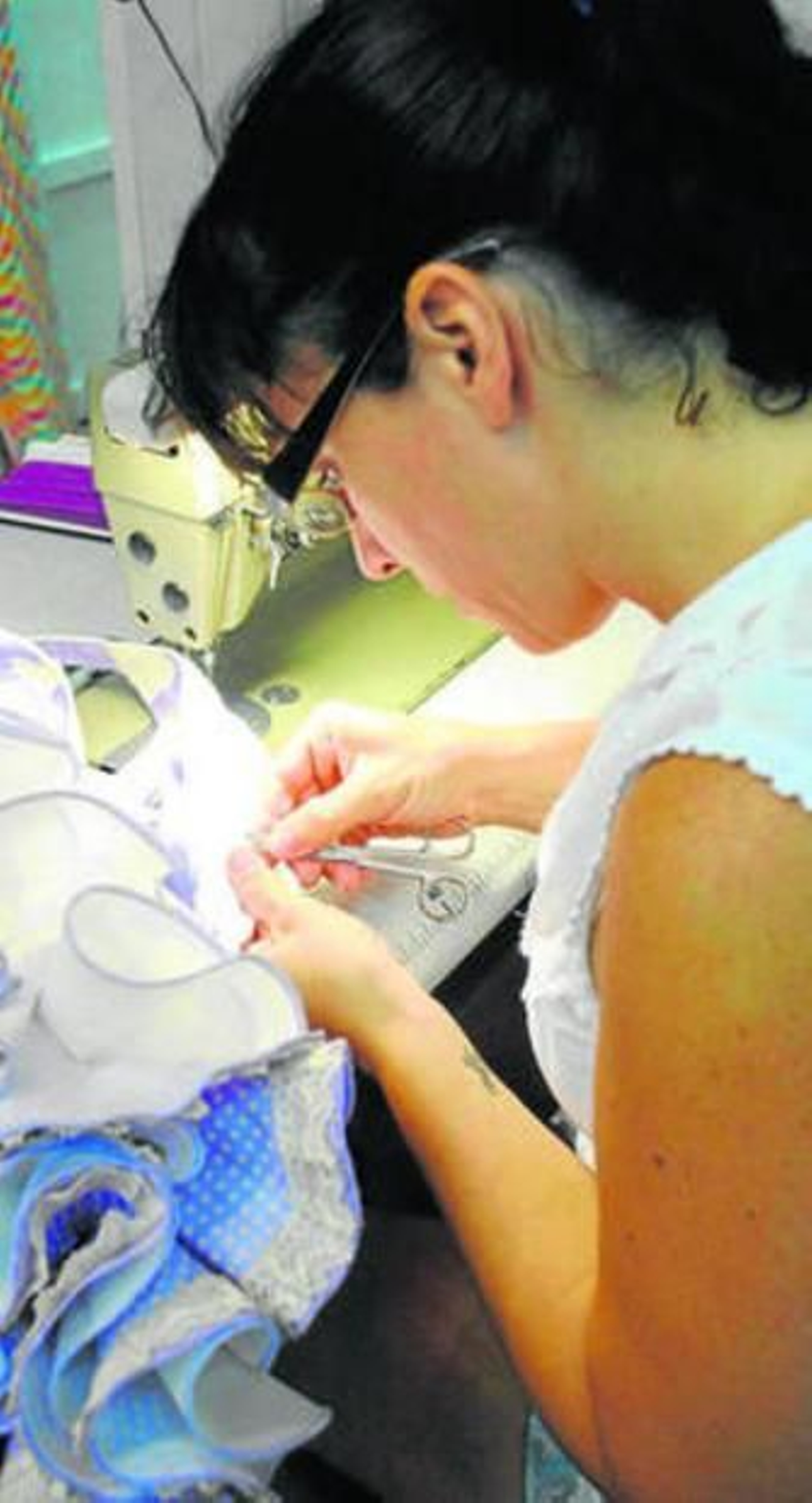 Hilos, agujas, lunares y estampados