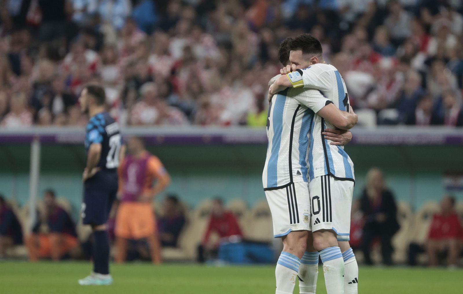 Las fotos de Messi contra Croacia