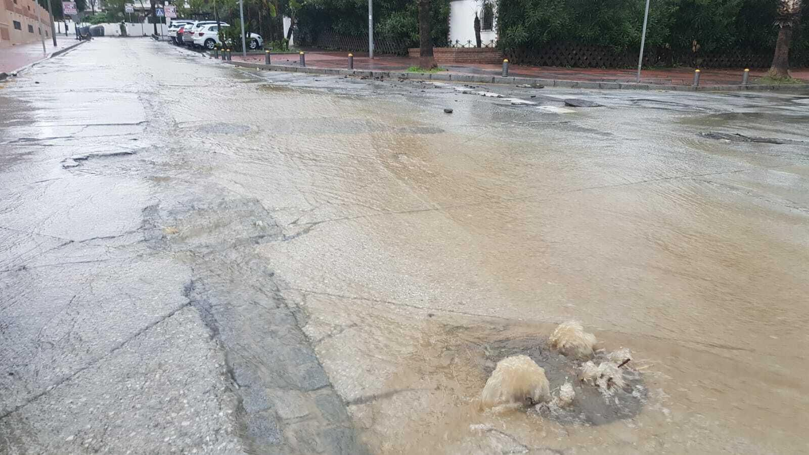 Todas las imágenes del paso del temporal por Granada
