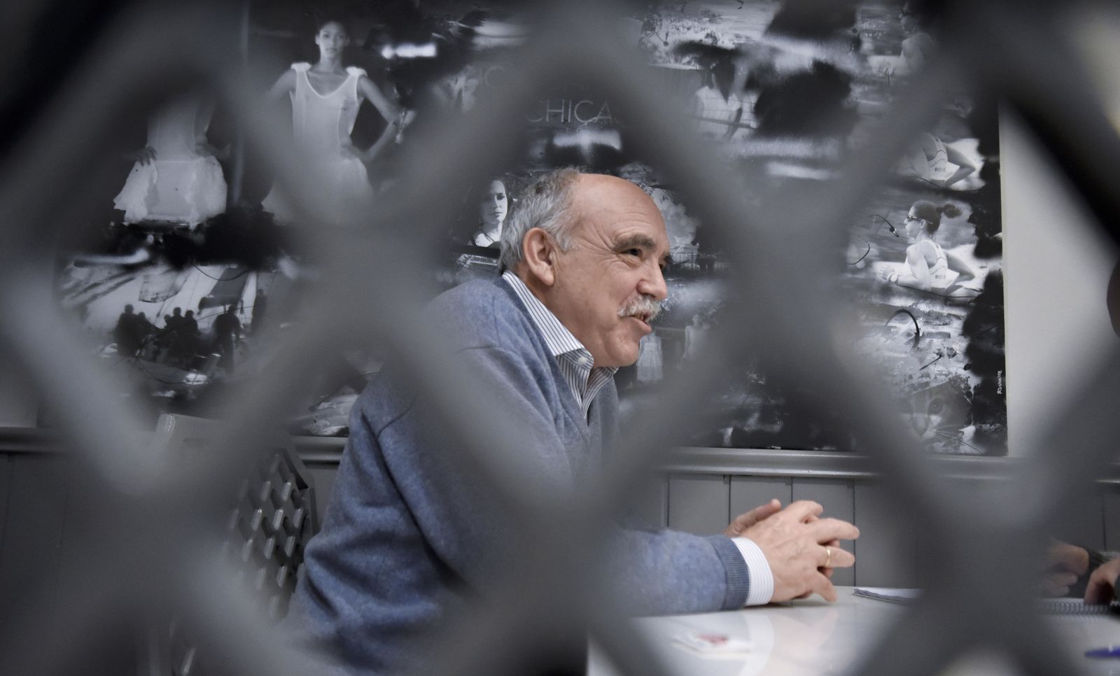 Feliciano Robles, en la cafetería José Luis de la Plaza de Cuba.