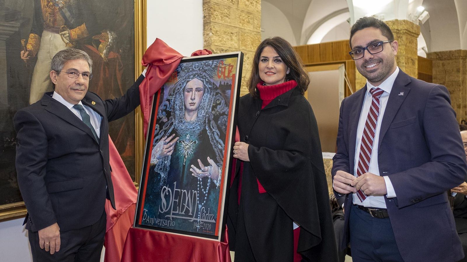 Cartel del 75 aniversario de Soledad de Vera-Cruz