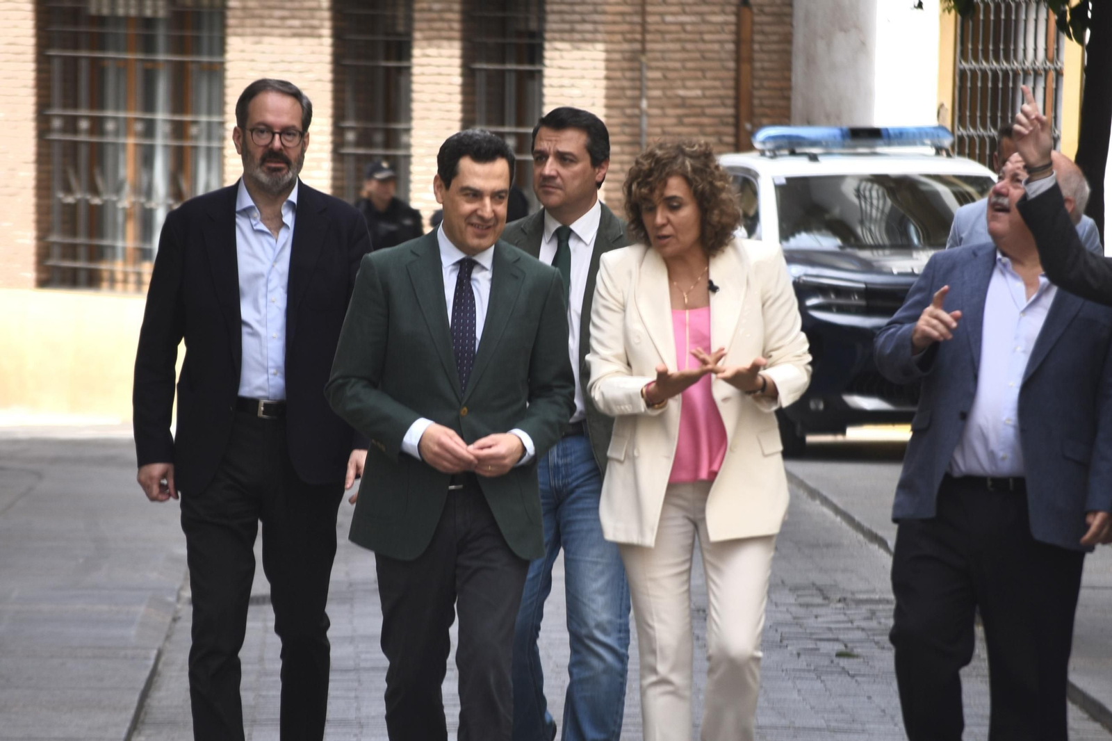 La visita de Núñez Feijóo y Juanma Moreno a Córdoba, en imágenes